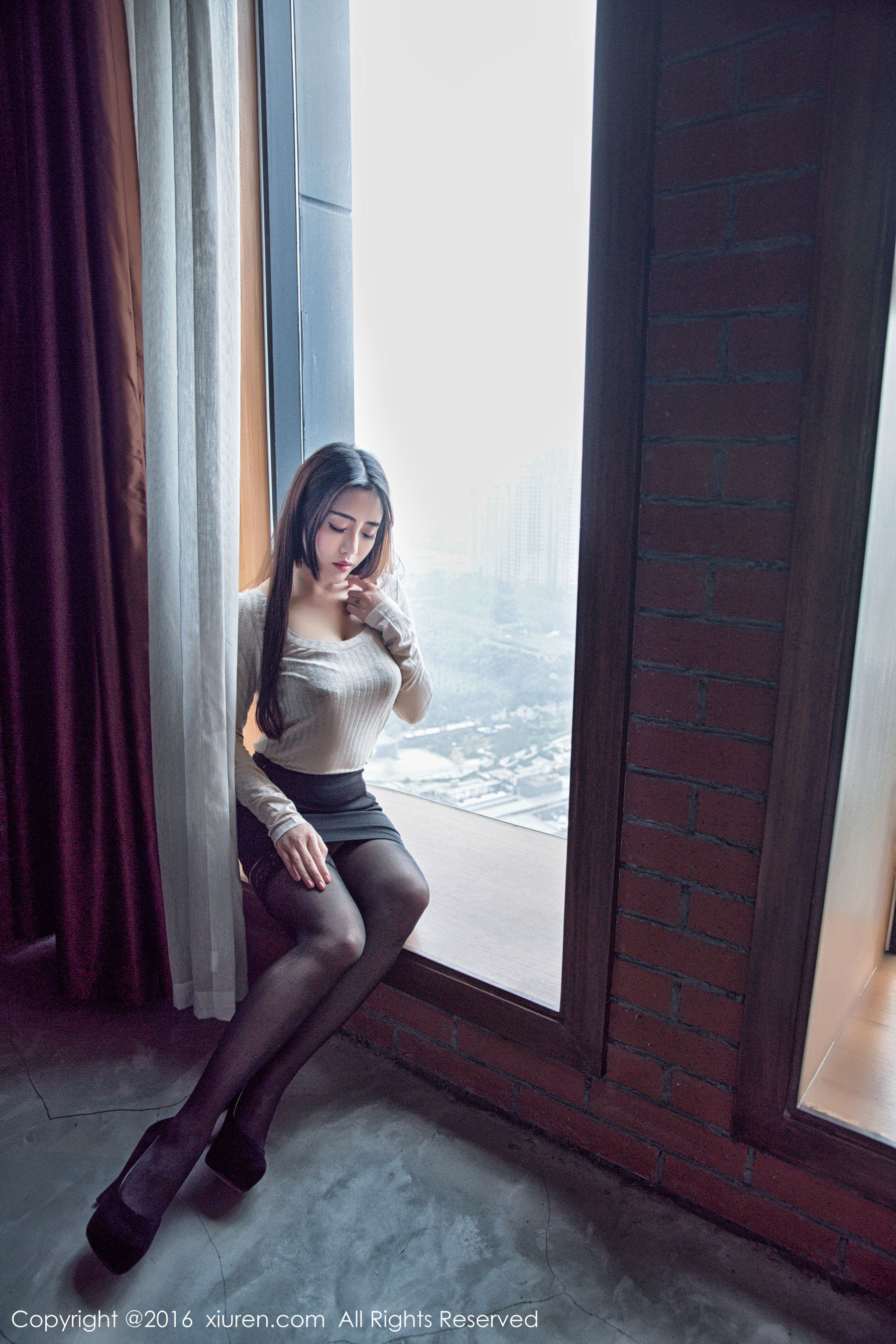 图片[2] - 兜豆靓Youlina《黑丝制服束缚》 秀人网XIUREN No.733 - 机器猫次元 - 机器猫次元