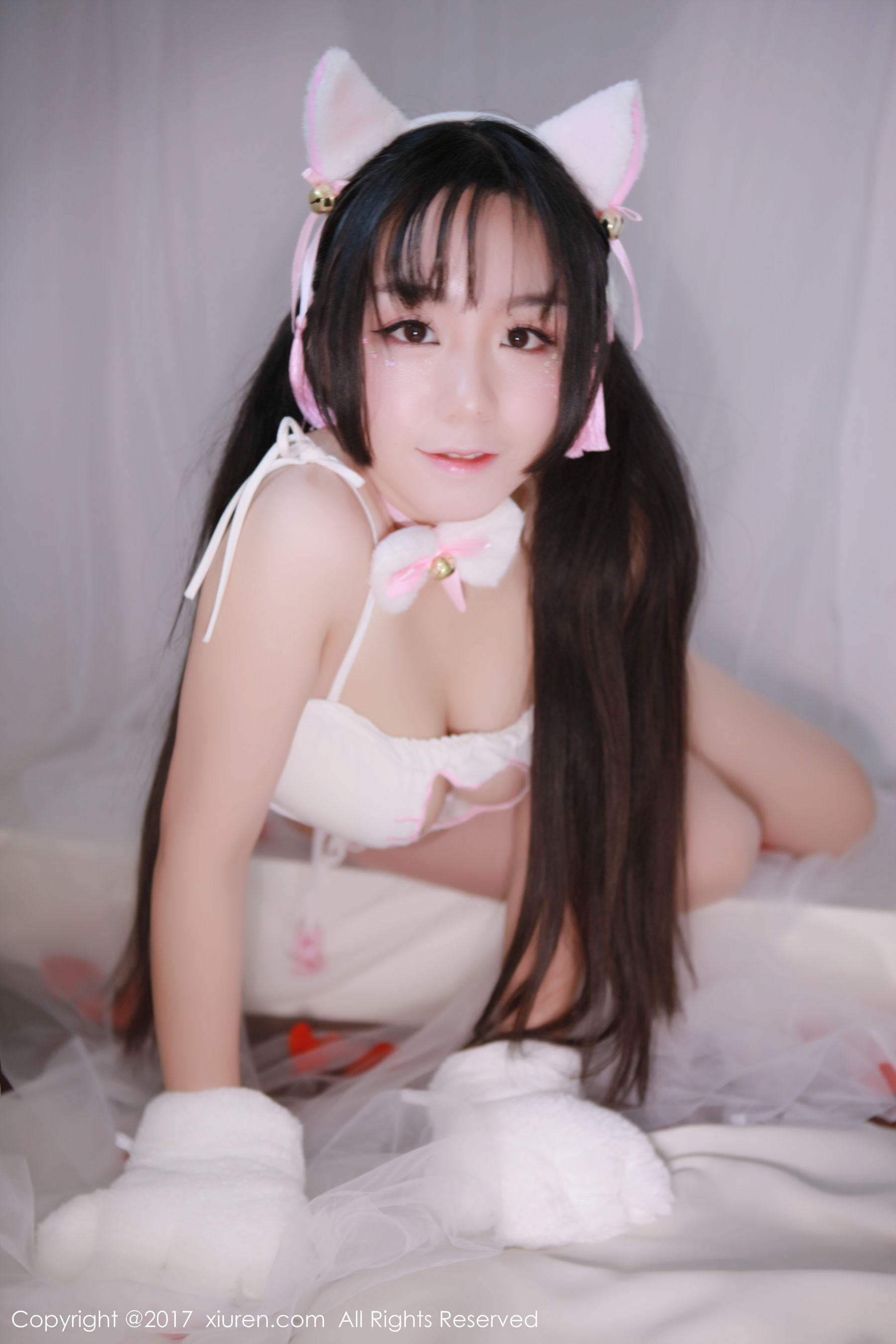 图片[1] - 吃白菜的vi菜菜《长着猫耳朵及尾巴的清纯可爱少女》 秀人网XIUREN No.753 - 机器猫次元 - 机器猫次元