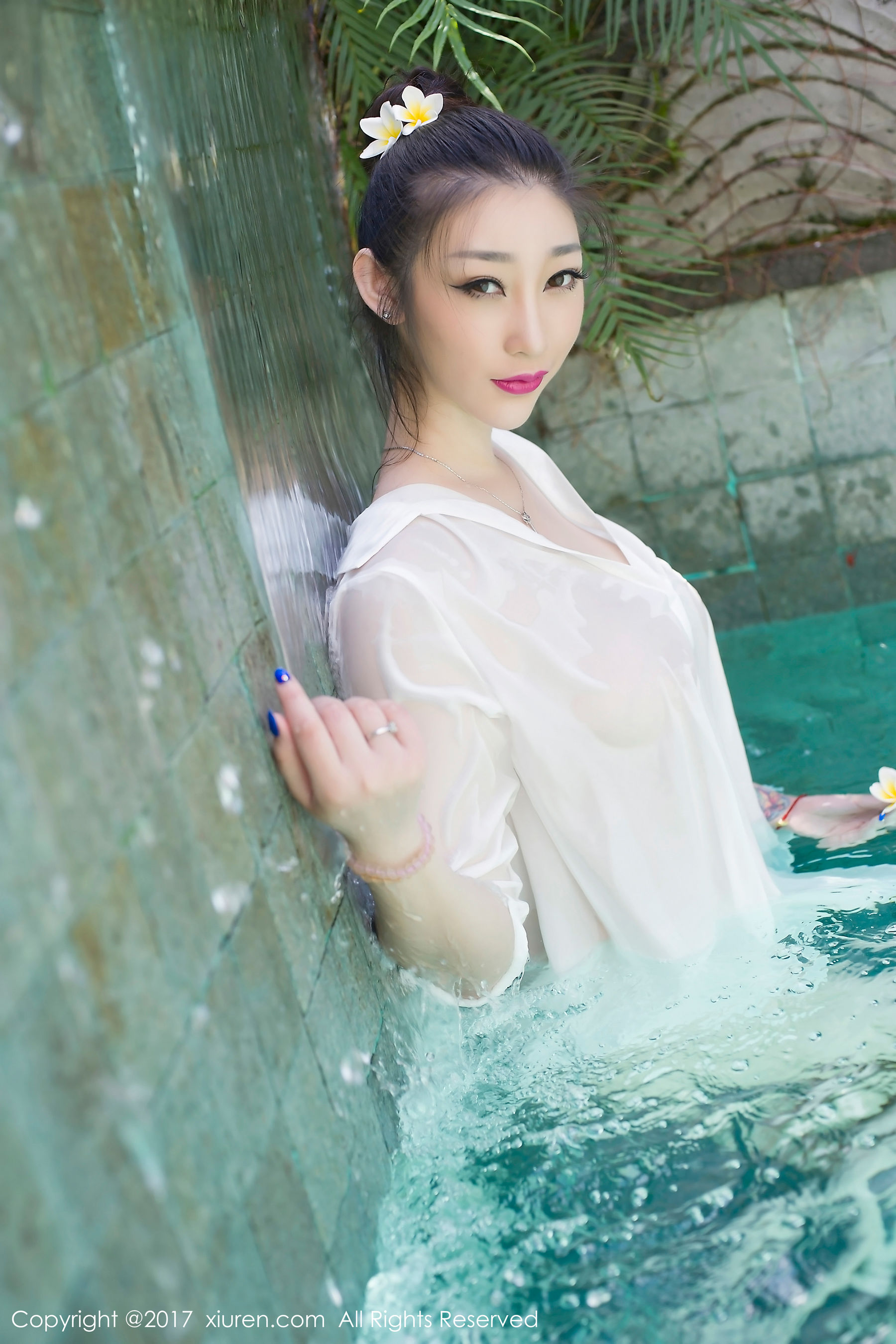 图片[1] - 妲己_Toxic《衬衫湿身+泡泡浴》 秀人网XIUREN No.781 - 机器猫次元 - 机器猫次元