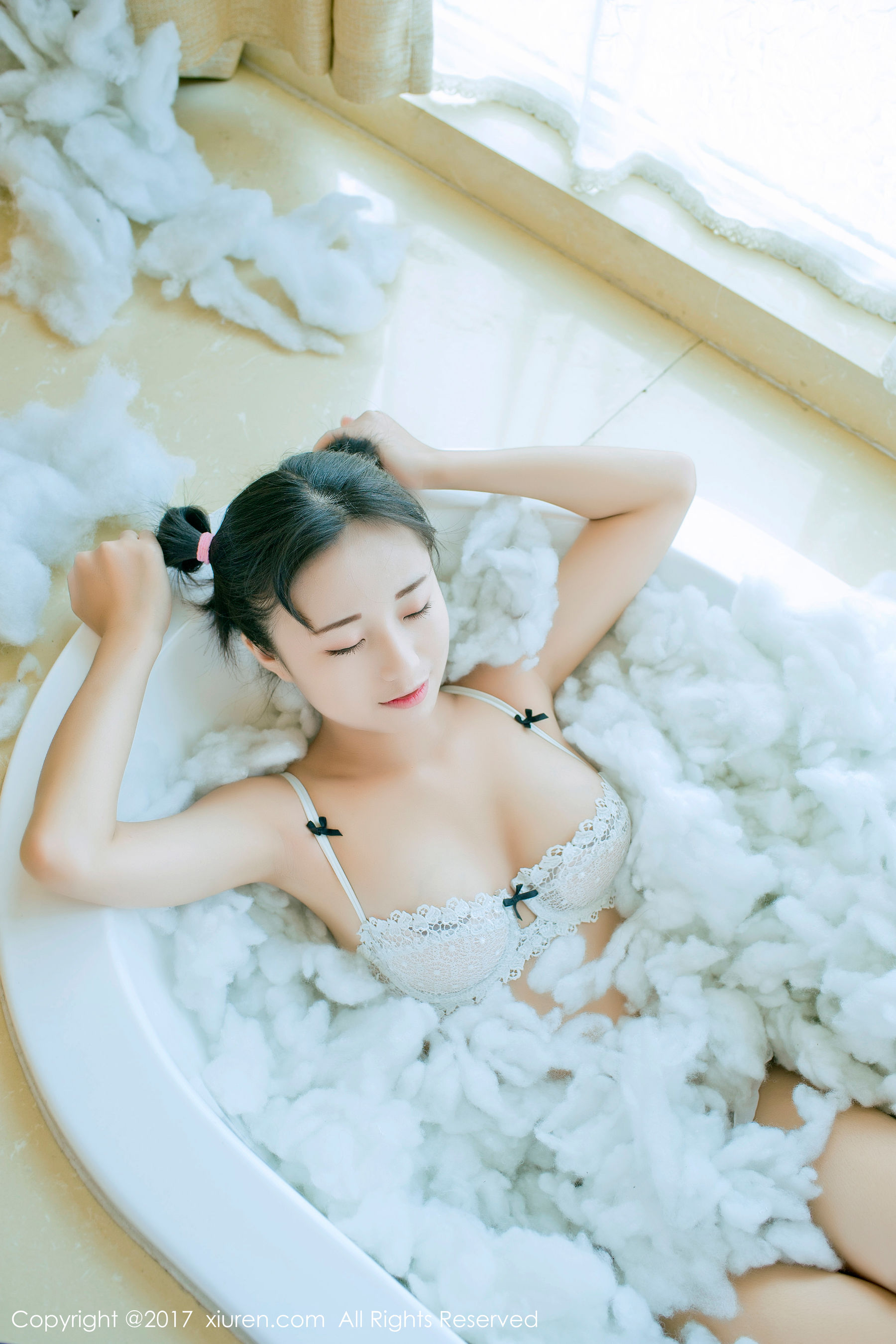 图片[3] - 仓井优香《白色蕾丝吊带系列+连体日系高中体操服》 XiuRen 秀人网 NO.805 - 机器猫次元 - 机器猫次元
