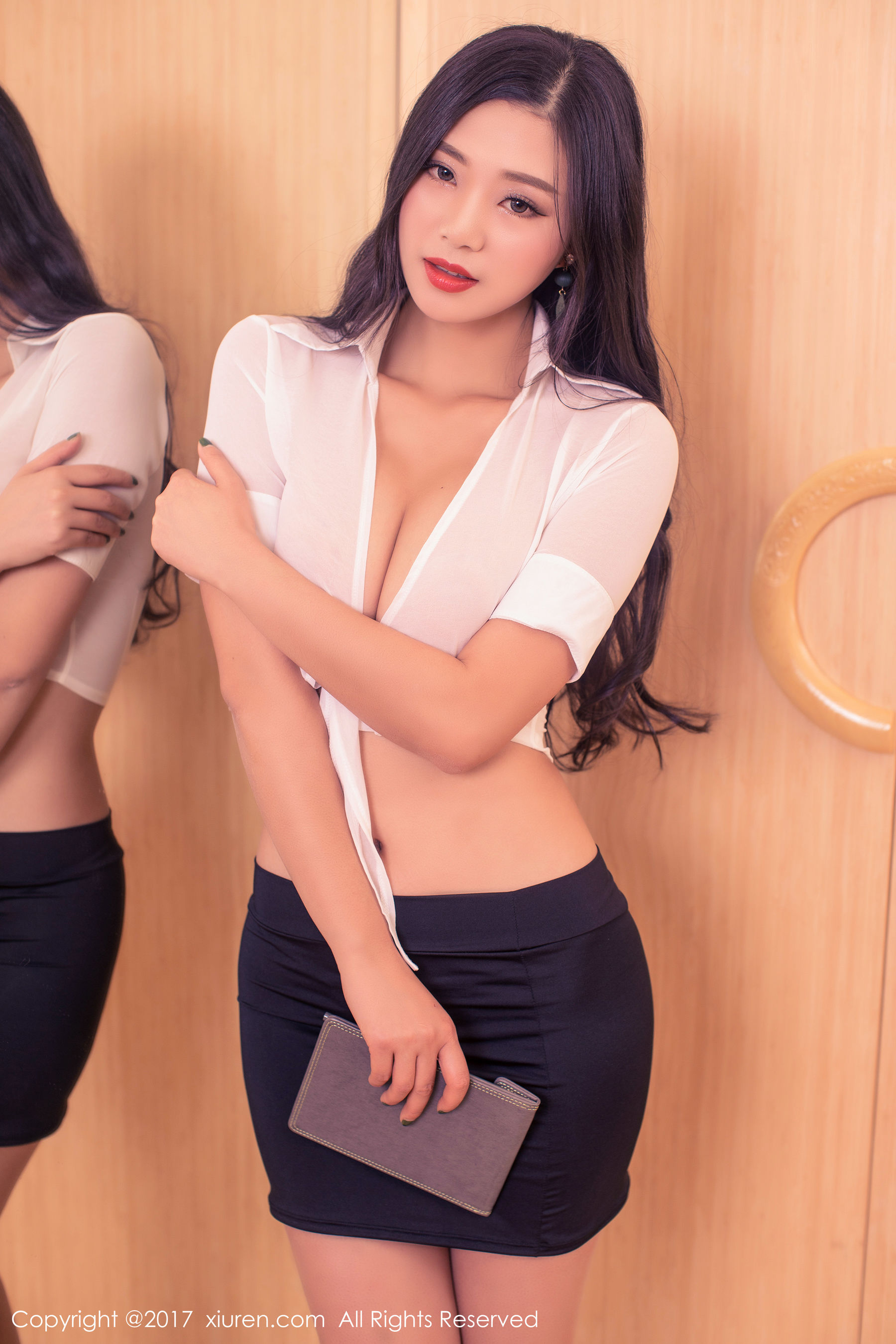 图片[3] - 宋-KiKi《秘书制服和狂野绑带装》 秀人 NO.868 - 机器猫次元 - 机器猫次元