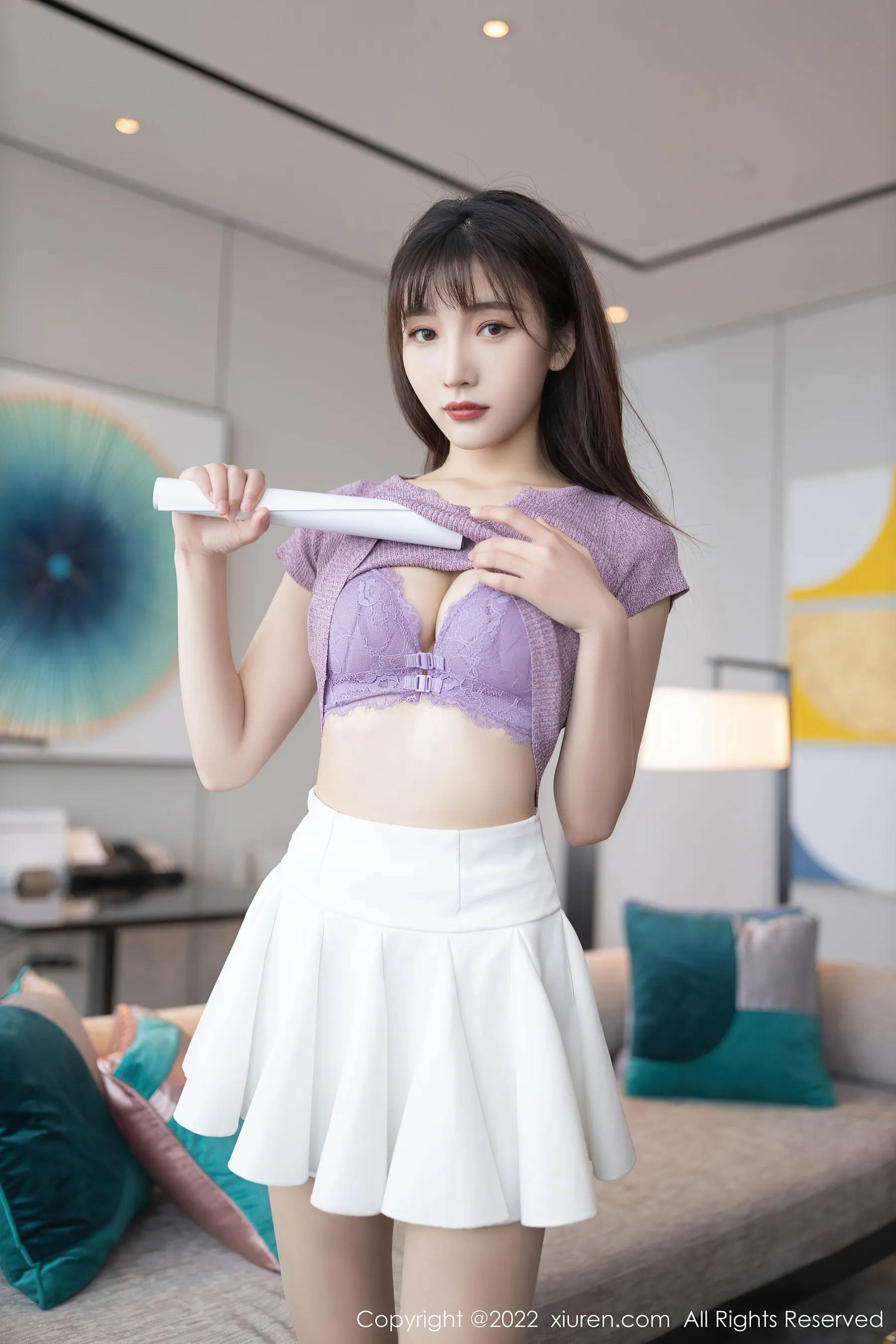 图片[1] - 秀人网 No.4570 陆萱萱 清纯美腿大学生 - 机器猫次元 - 机器猫次元