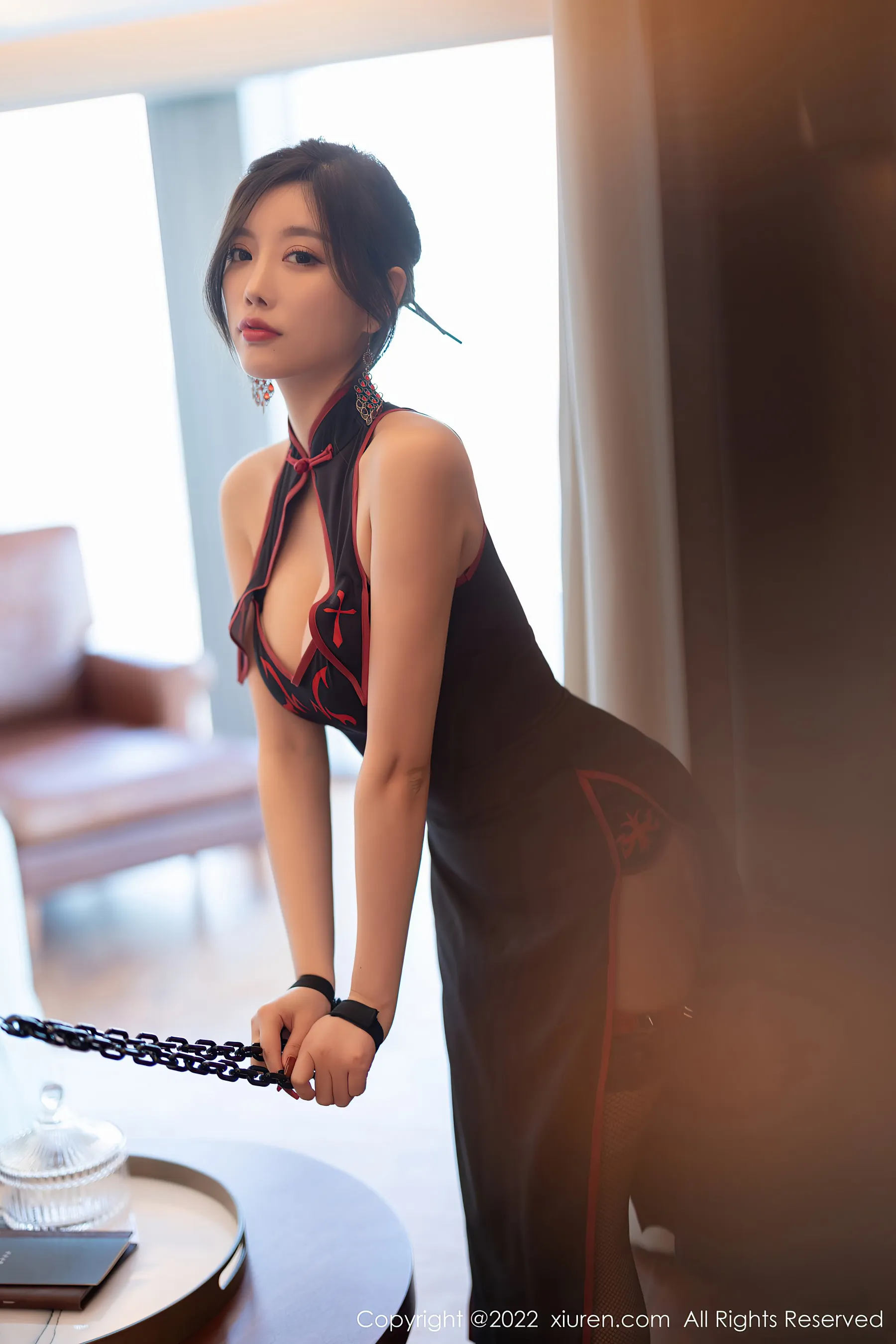图片[2] - 秀人网 No.4587 杨晨晨Yome 旗袍美腿私房写真 - 机器猫次元 - 机器猫次元