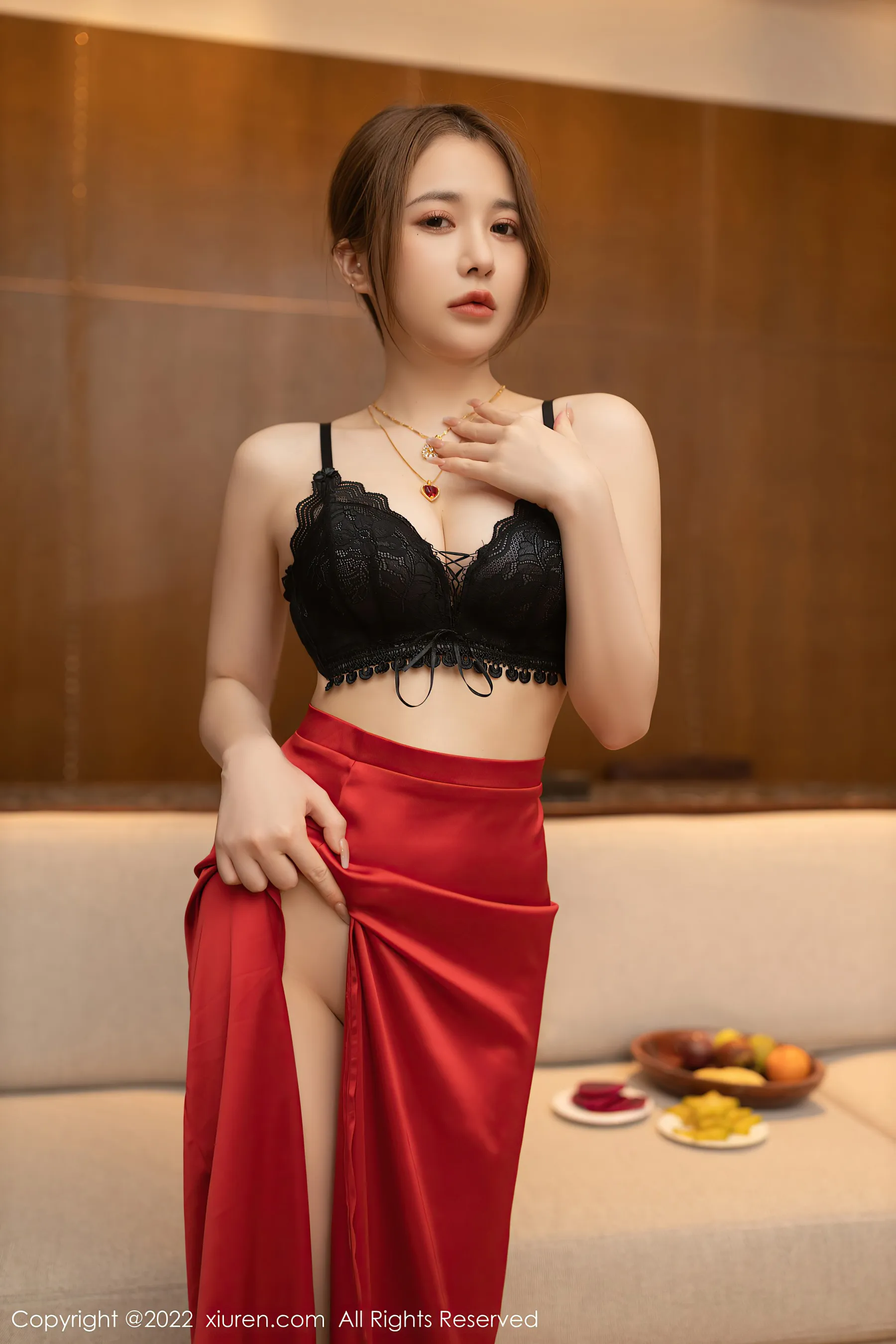 图片[1] - 秀人网 No.4674 鱼子酱Fish 三亚旅拍长裙蕾丝写真 - 机器猫次元 - 机器猫次元