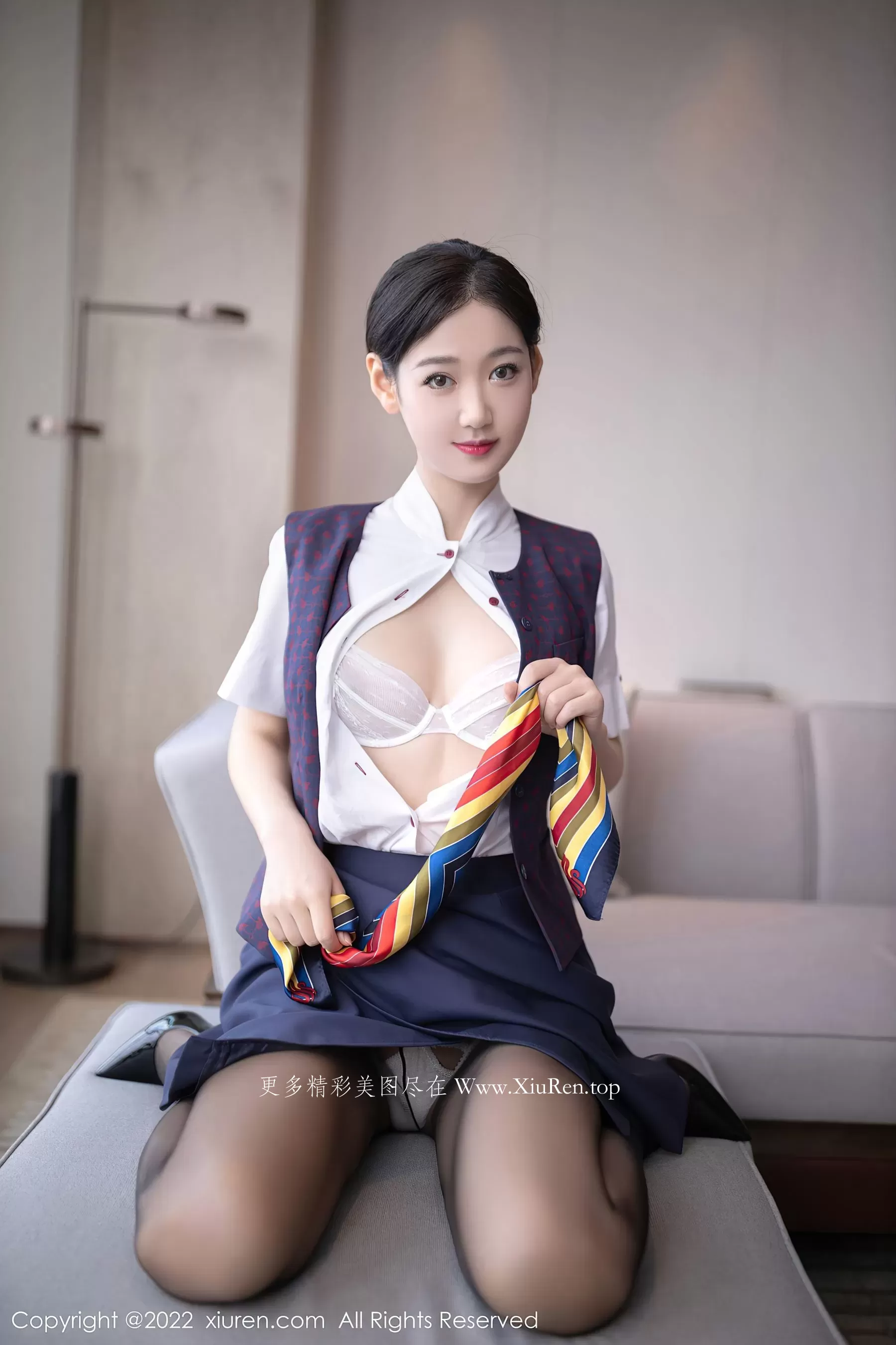 图片[1] - 秀人网 No.5922 唐安琪 制服黑丝 - 机器猫次元 - 机器猫次元