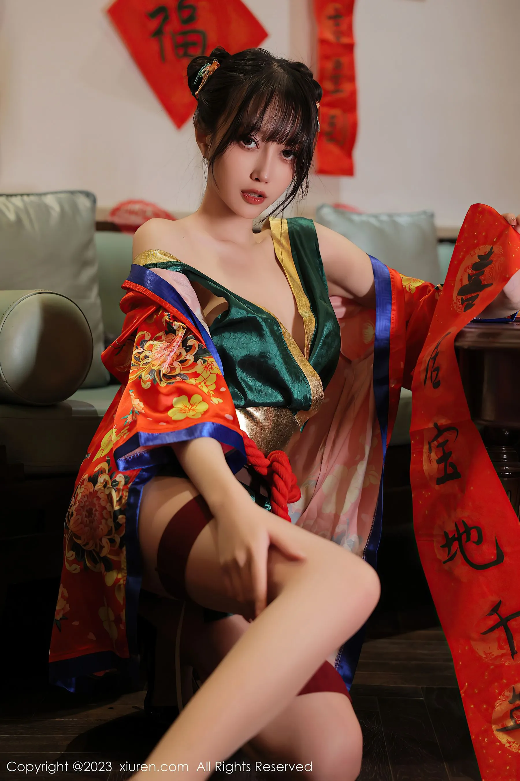 图片[1] - 秀人网 No.6167 玥儿玥er 新春美腿 - 机器猫次元 - 机器猫次元