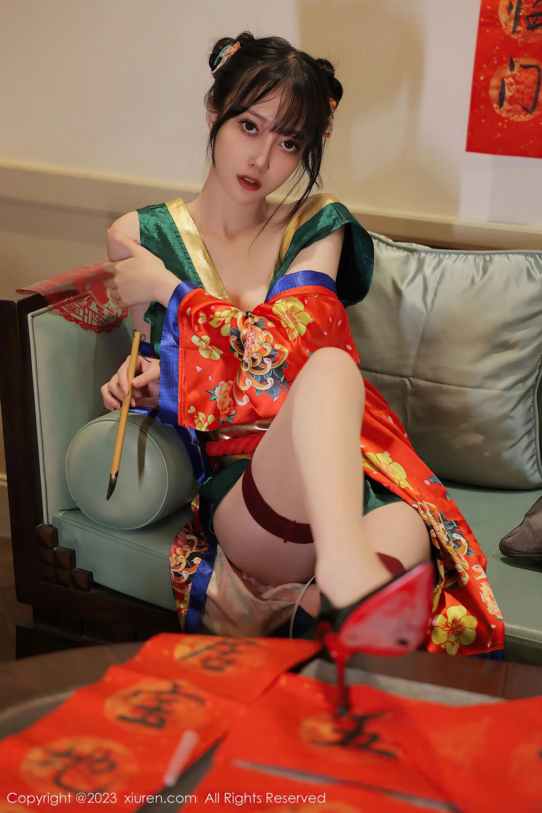 图片[3] - 秀人网 No.6167 玥儿玥er 新春美腿 - 机器猫次元 - 机器猫次元