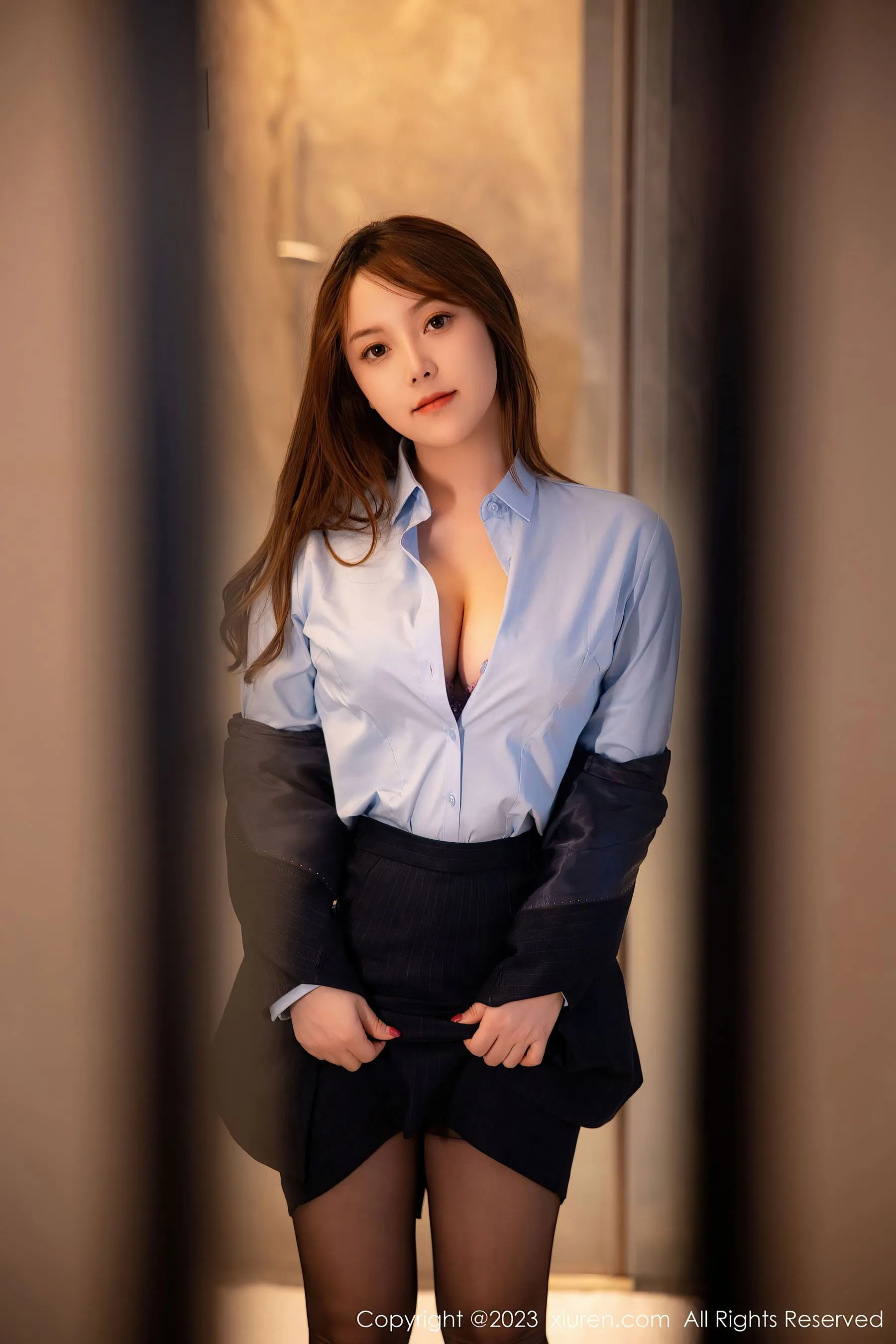 图片[1] - 秀人网 No.6190 豆瓣酱 制服美臀 - 机器猫次元 - 机器猫次元