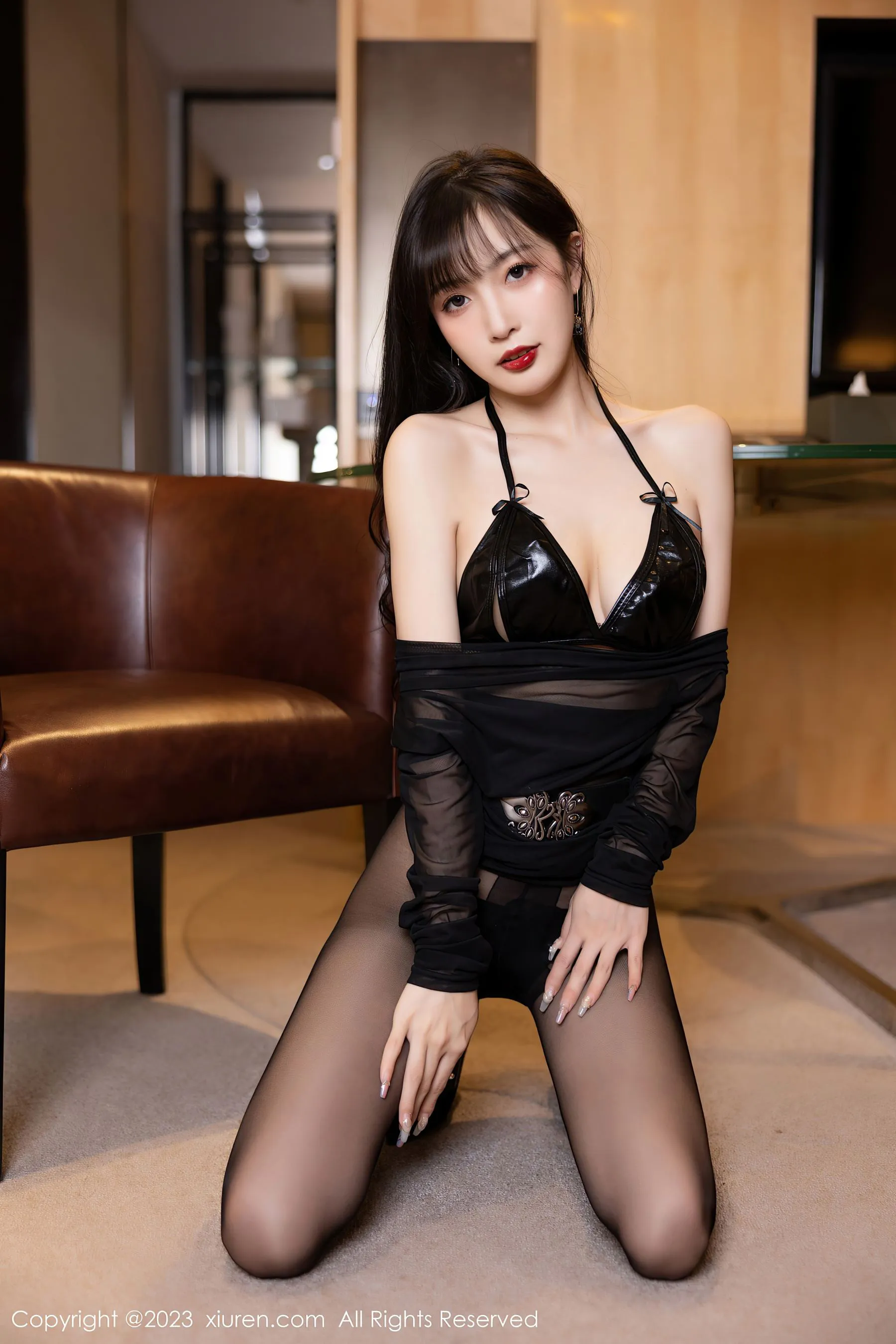 图片[1] - 秀人网 No.6307 林星阑 黑丝美腿 - 机器猫次元 - 机器猫次元