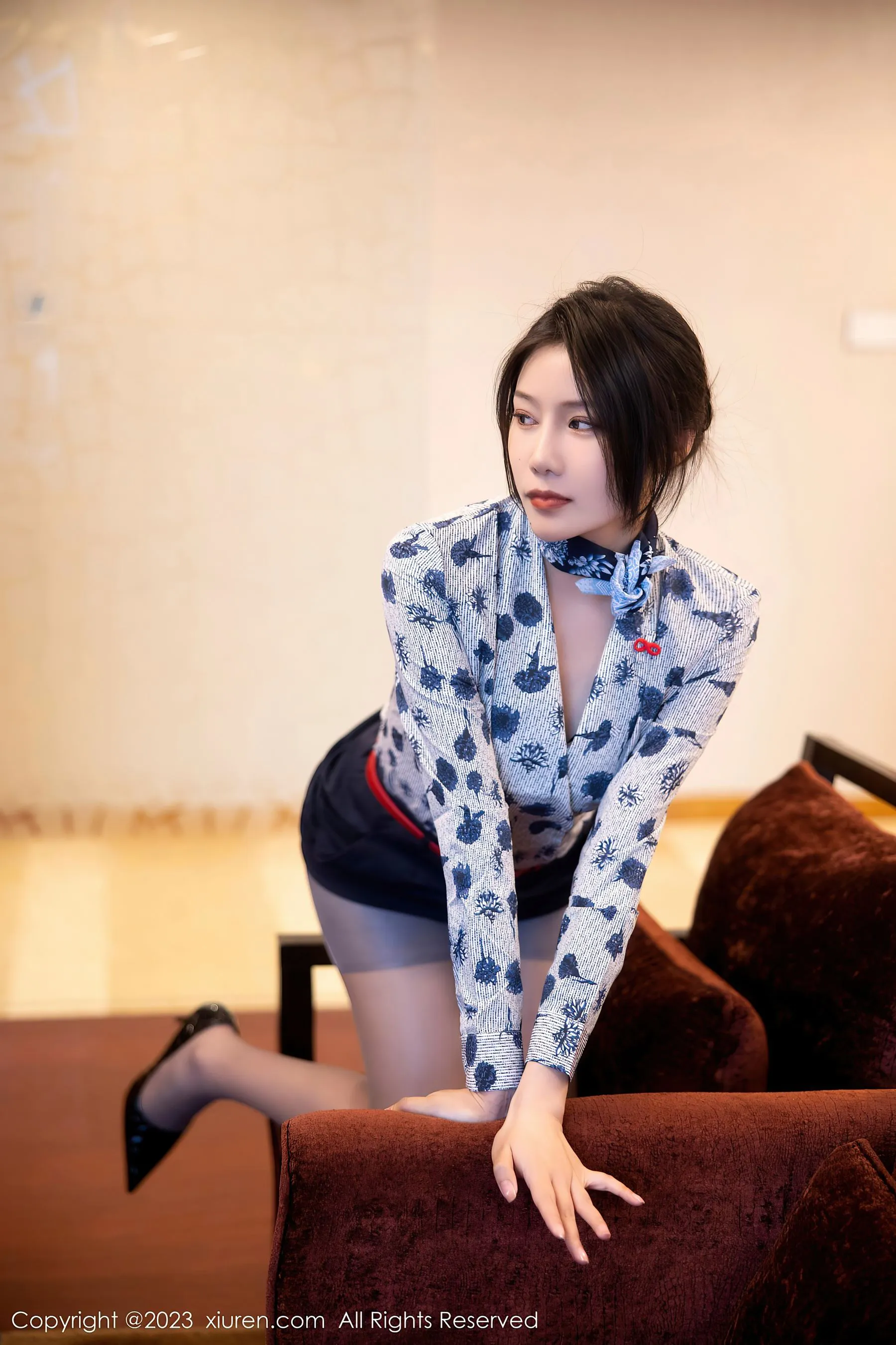 图片[5] - 秀人网 No.6338 王楚璇 新人制服短裙 - 机器猫次元 - 机器猫次元