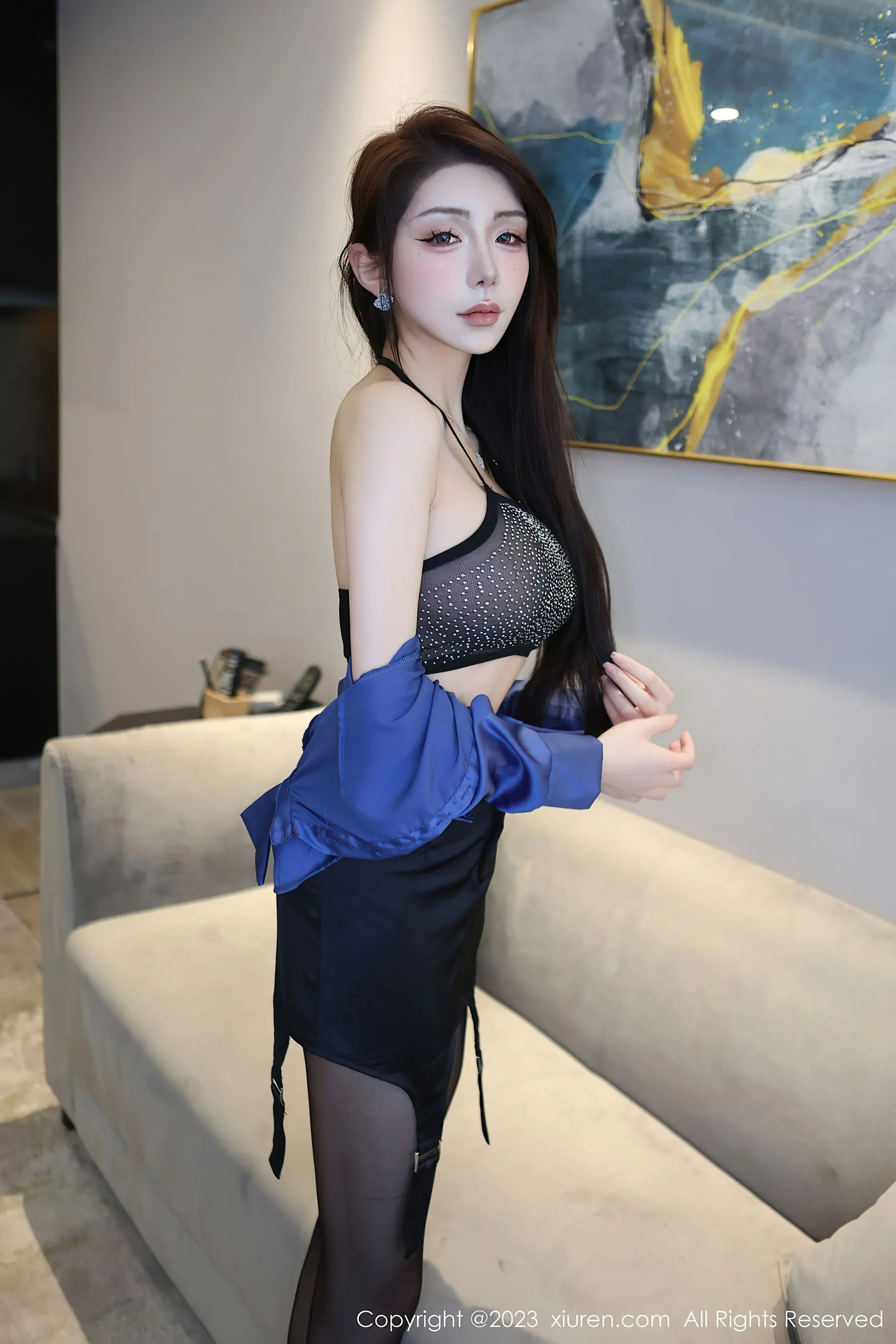 图片[3] - 秀人网 No.6594 金幼汐Vivian 黑丝美腿 - 机器猫次元 - 机器猫次元
