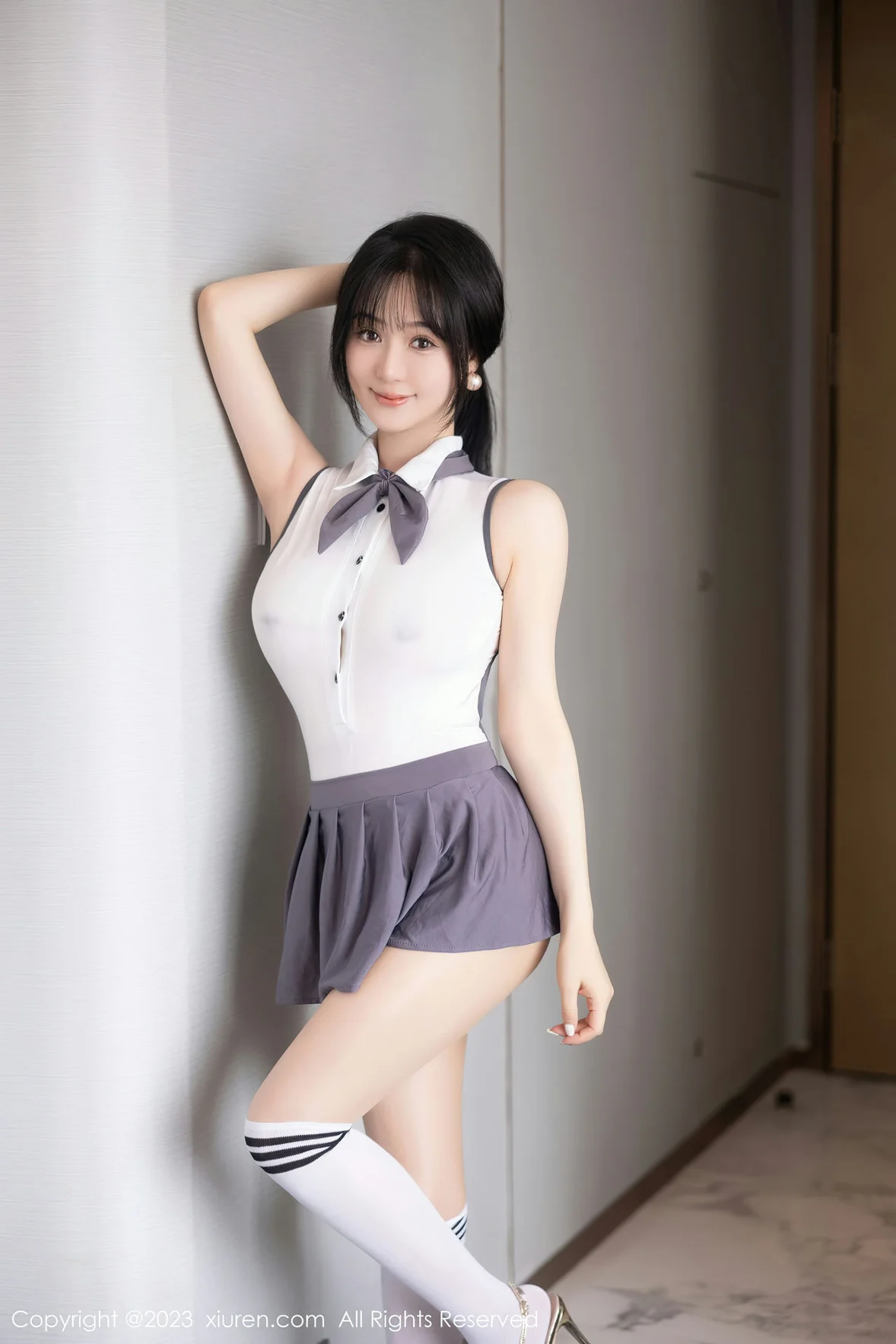 图片[8] - XiuRen 秀人 No.6818 柚琪Rich 轻透高开叉性感写真 [99P] - 机器猫次元 - 机器猫次元