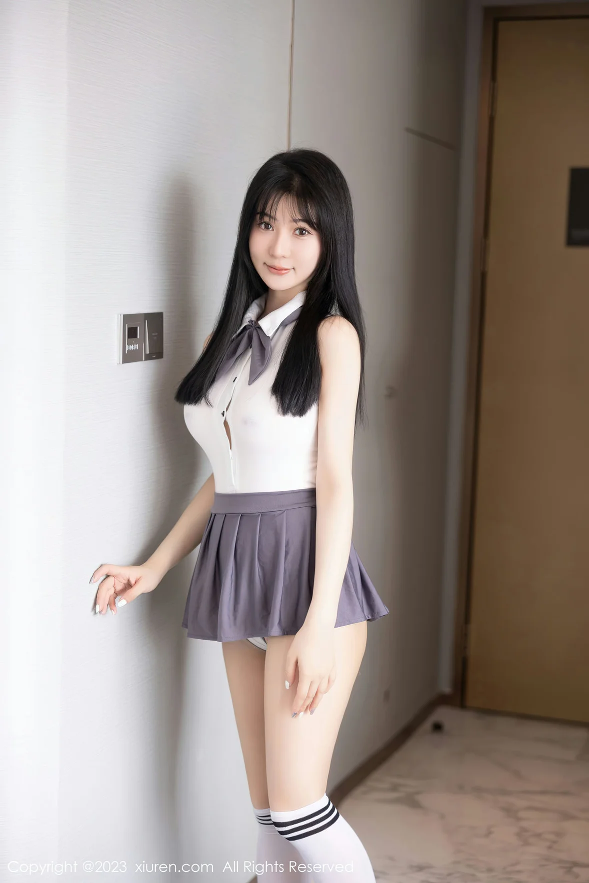 图片[2] - XiuRen 秀人 No.6818 柚琪Rich 轻透高开叉性感写真 [99P] - 机器猫次元 - 机器猫次元
