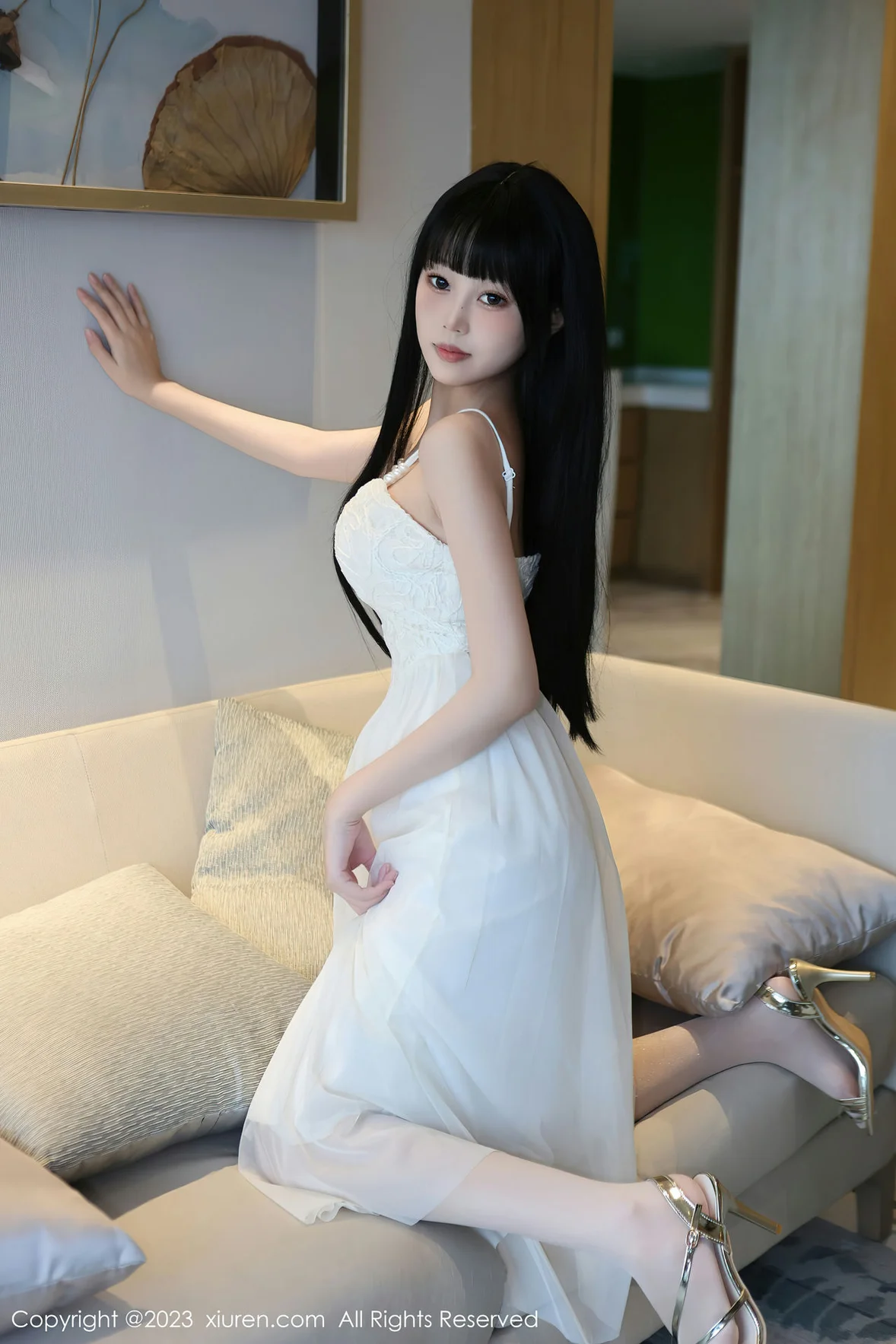 图片[7] - XiuRen 秀人 No.6828 早川京子 连衣长裙性感写真 [80P] - 机器猫次元 - 机器猫次元