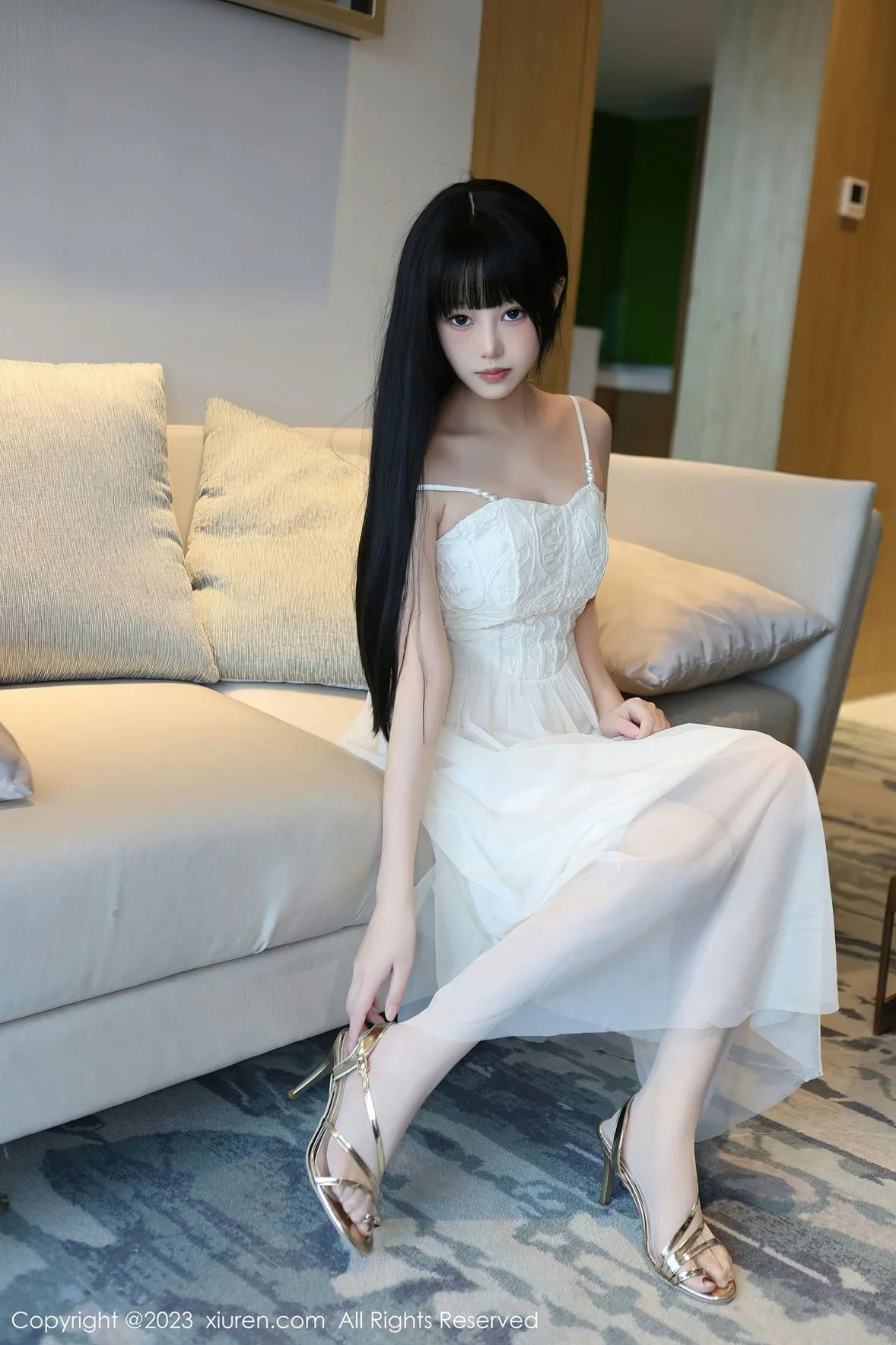 图片[5] - XiuRen 秀人 No.6828 早川京子 连衣长裙性感写真 [80P] - 机器猫次元 - 机器猫次元