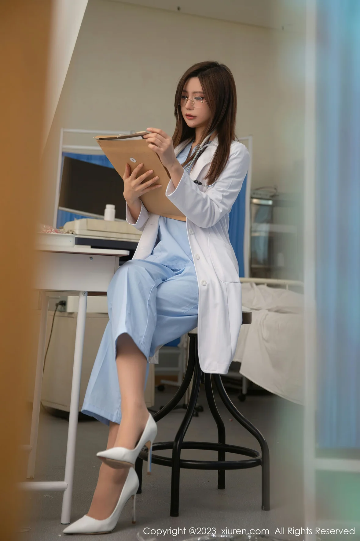 图片[3] - XiuRen 秀人 No.6849 绮里嘉ula 美女医生装扮性感写真 [84P] - 机器猫次元 - 机器猫次元
