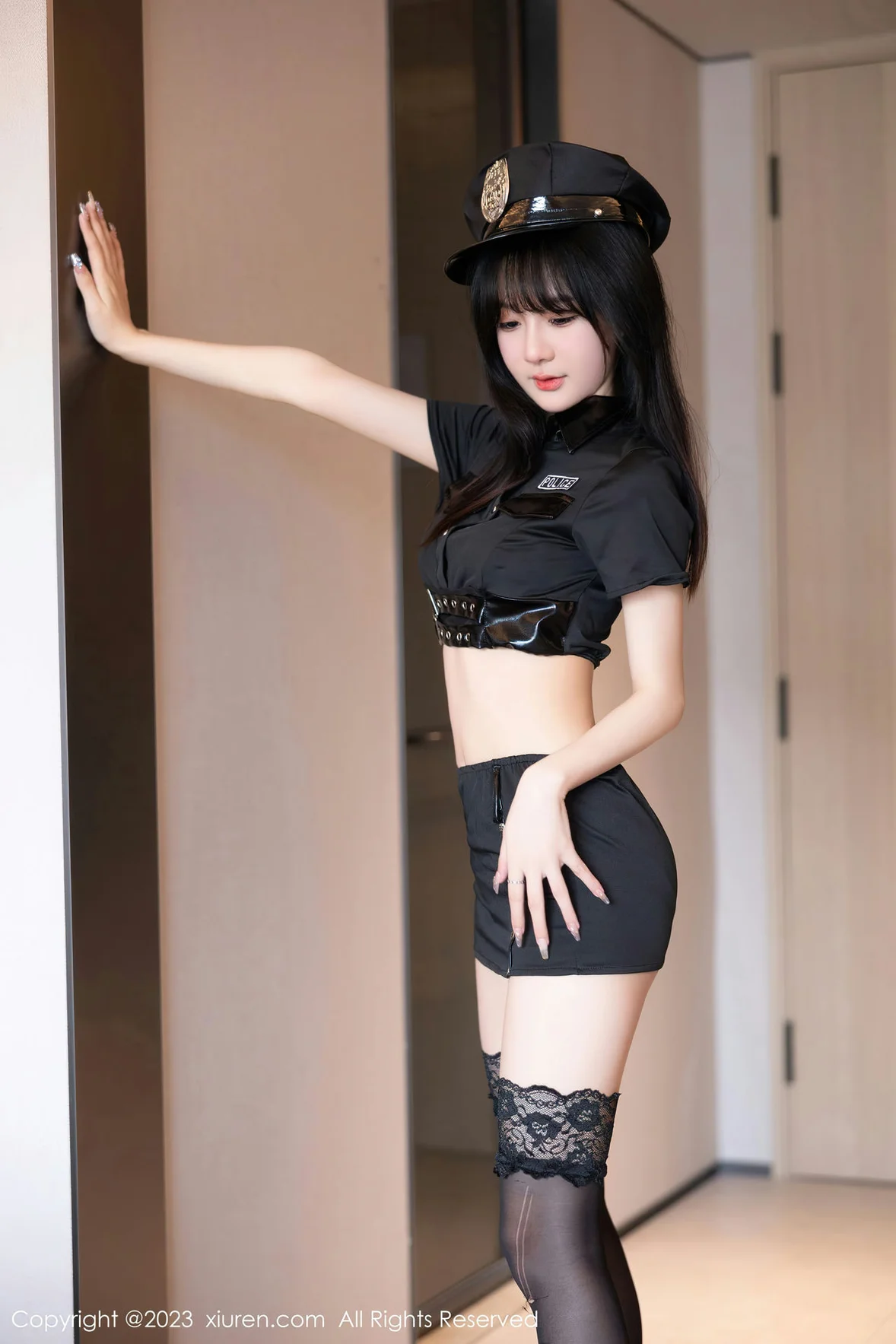 图片[3] - XiuRen 秀人 No.6851 幼幼 黑丝爆乳警花制服 [87P] - 机器猫次元 - 机器猫次元