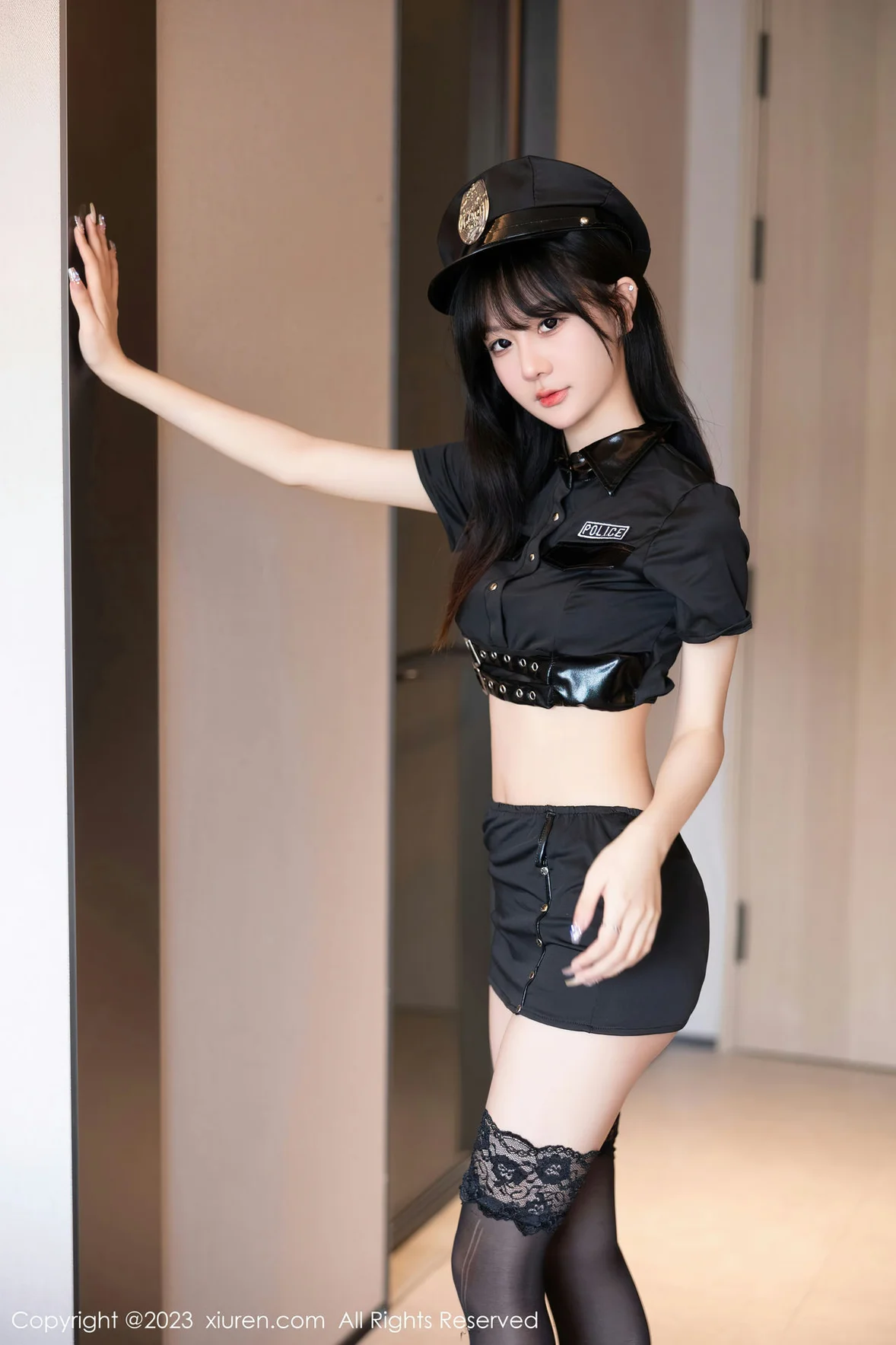 图片[6] - XiuRen 秀人 No.6851 幼幼 黑丝爆乳警花制服 [87P] - 机器猫次元 - 机器猫次元