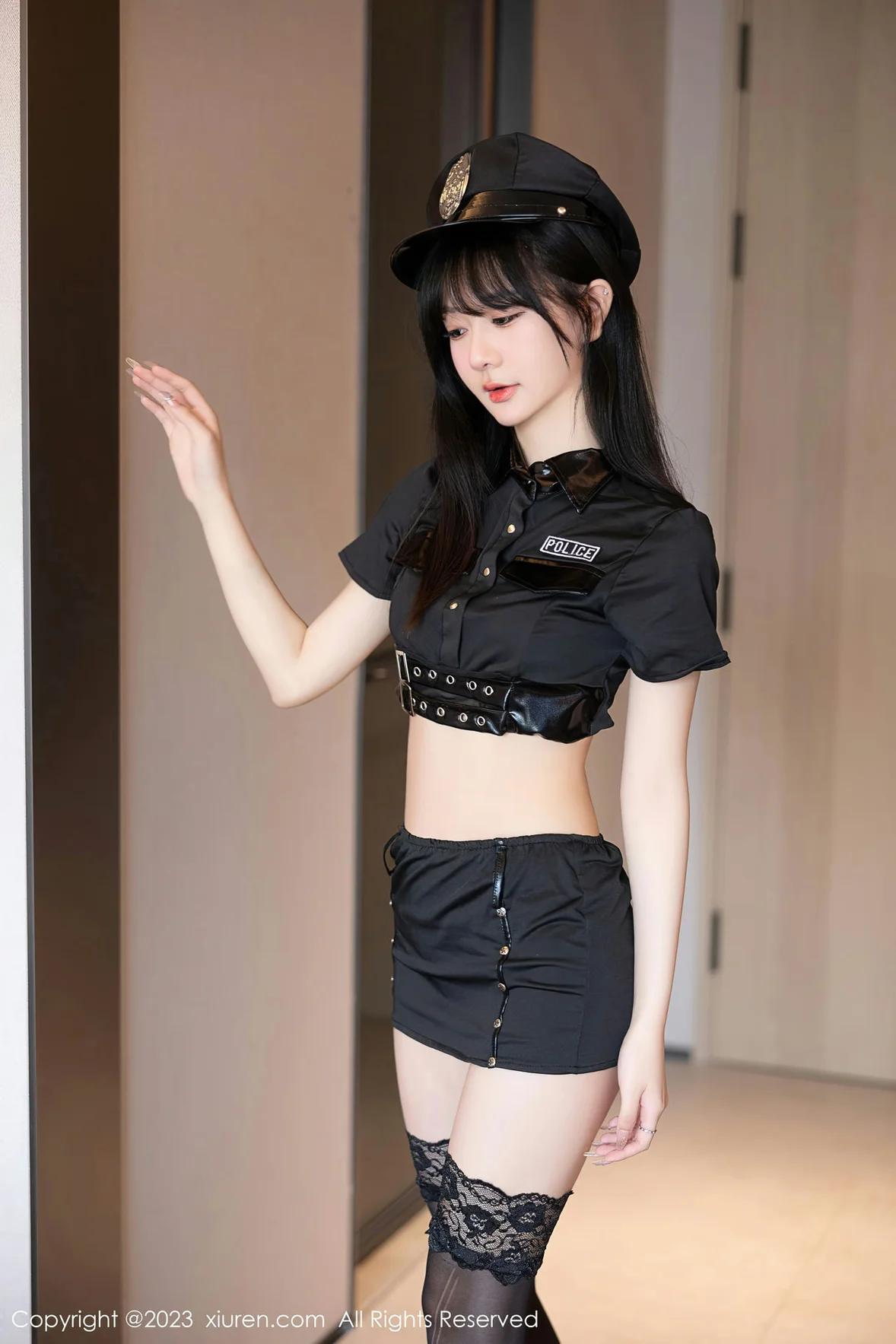 图片[7] - XiuRen 秀人 No.6851 幼幼 黑丝爆乳警花制服 [87P] - 机器猫次元 - 机器猫次元