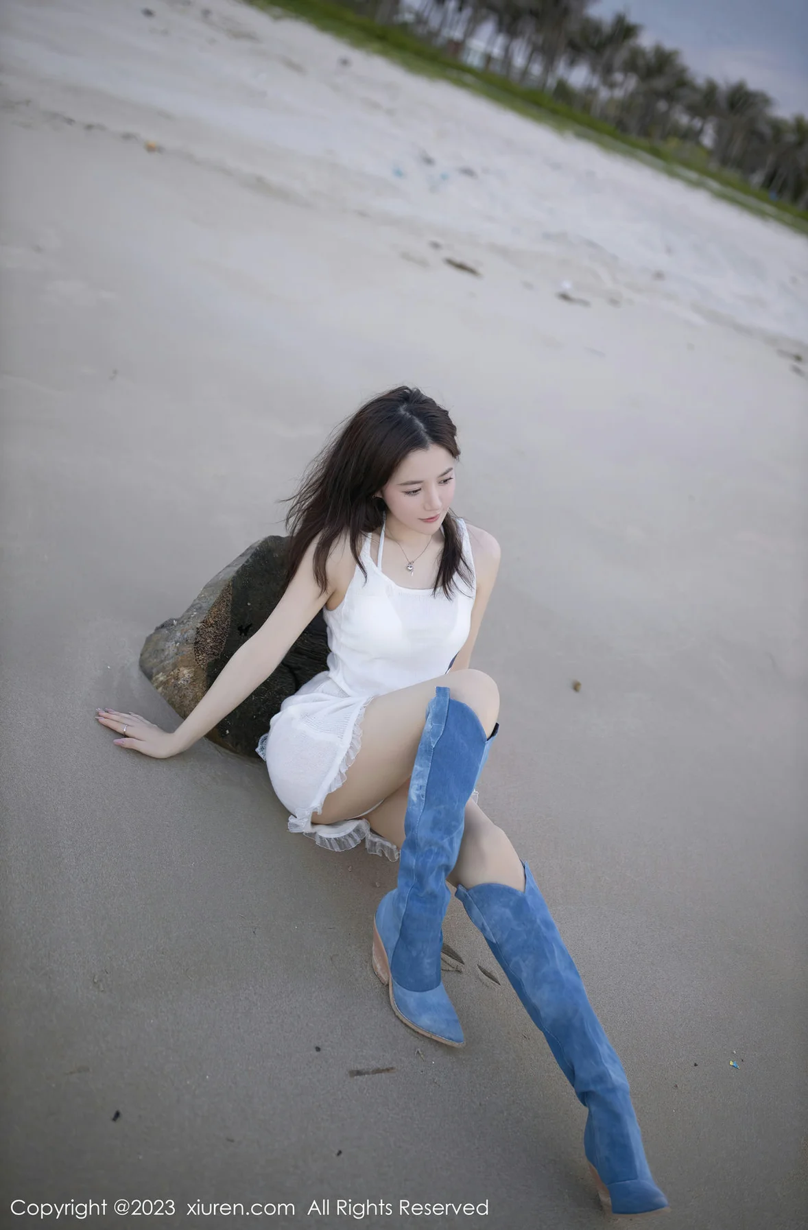 图片[7] - XiuRen 秀人 No.6852 鱼子酱Fish 白色比基尼巴厘岛旅拍1 [81P] - 机器猫次元 - 机器猫次元