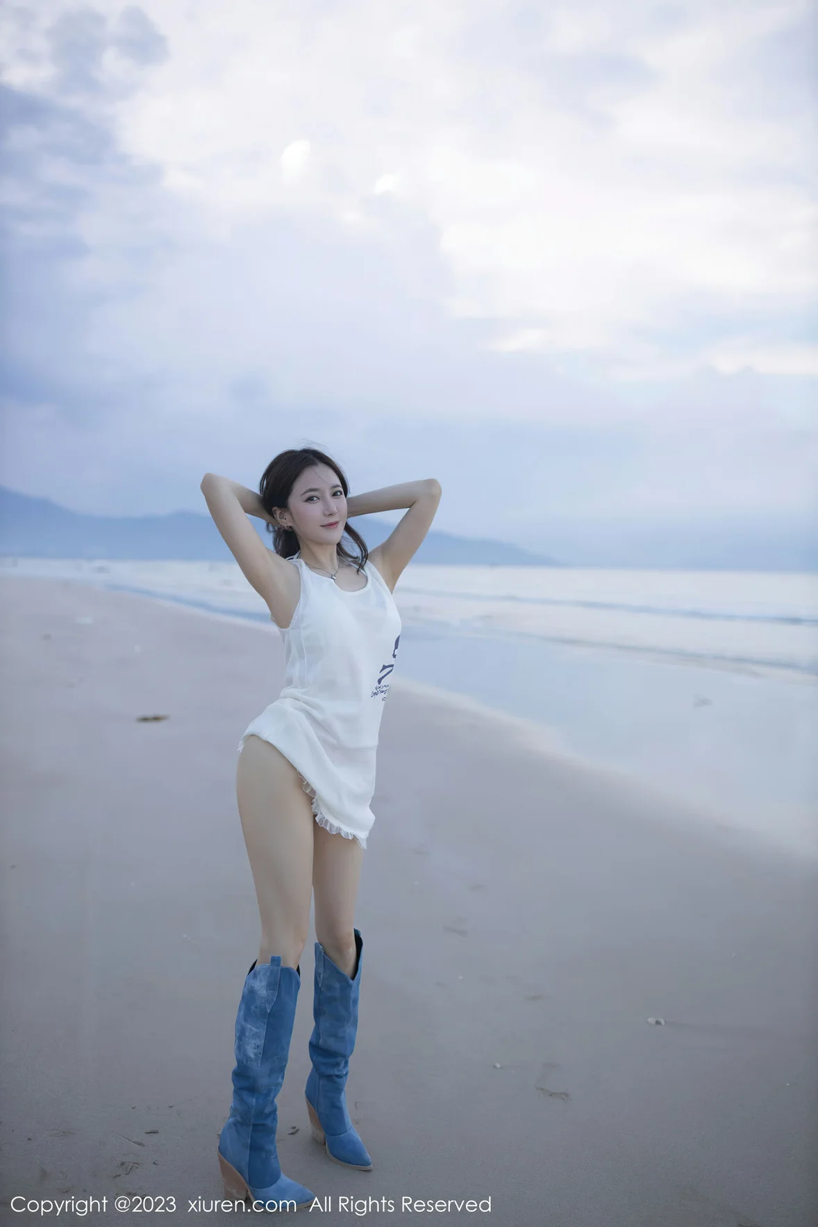 图片[5] - XiuRen 秀人 No.6852 鱼子酱Fish 白色比基尼巴厘岛旅拍1 [81P] - 机器猫次元 - 机器猫次元