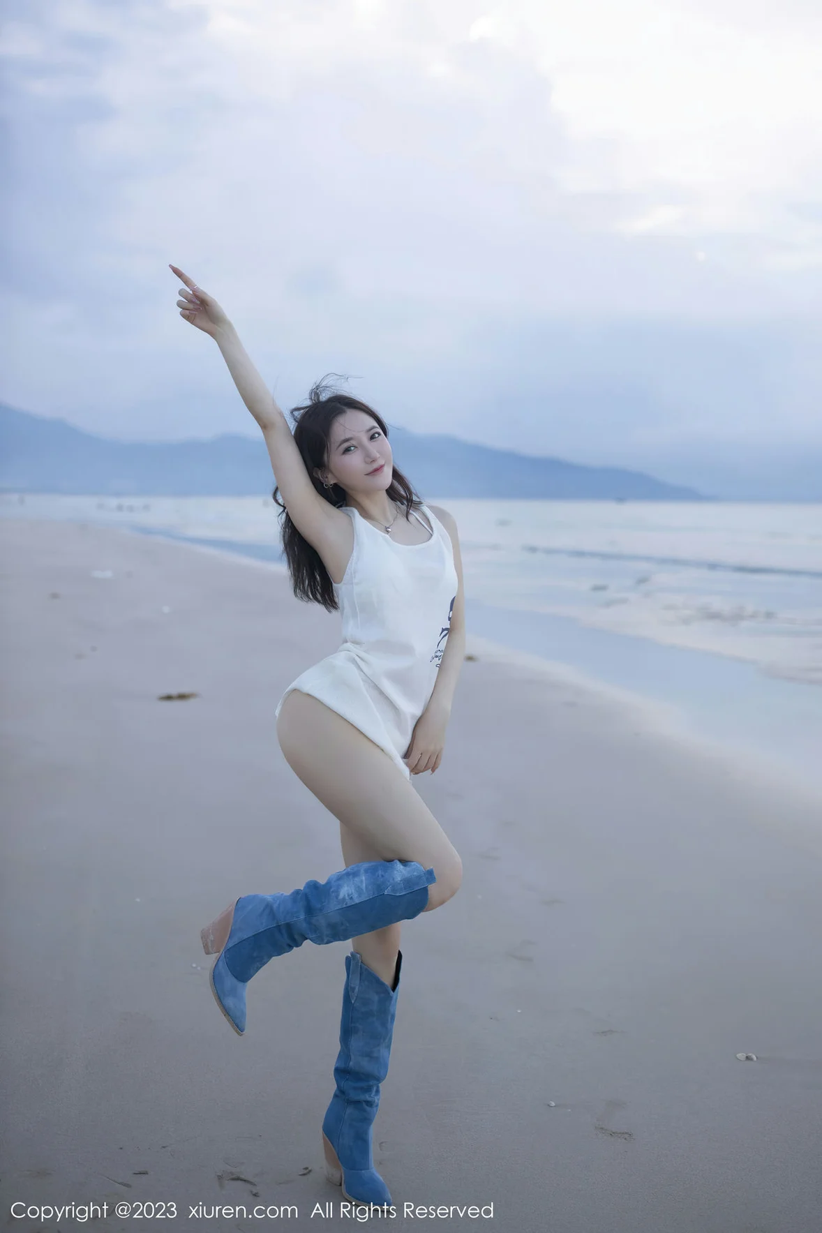 图片[6] - XiuRen 秀人 No.6852 鱼子酱Fish 白色比基尼巴厘岛旅拍1 [81P] - 机器猫次元 - 机器猫次元