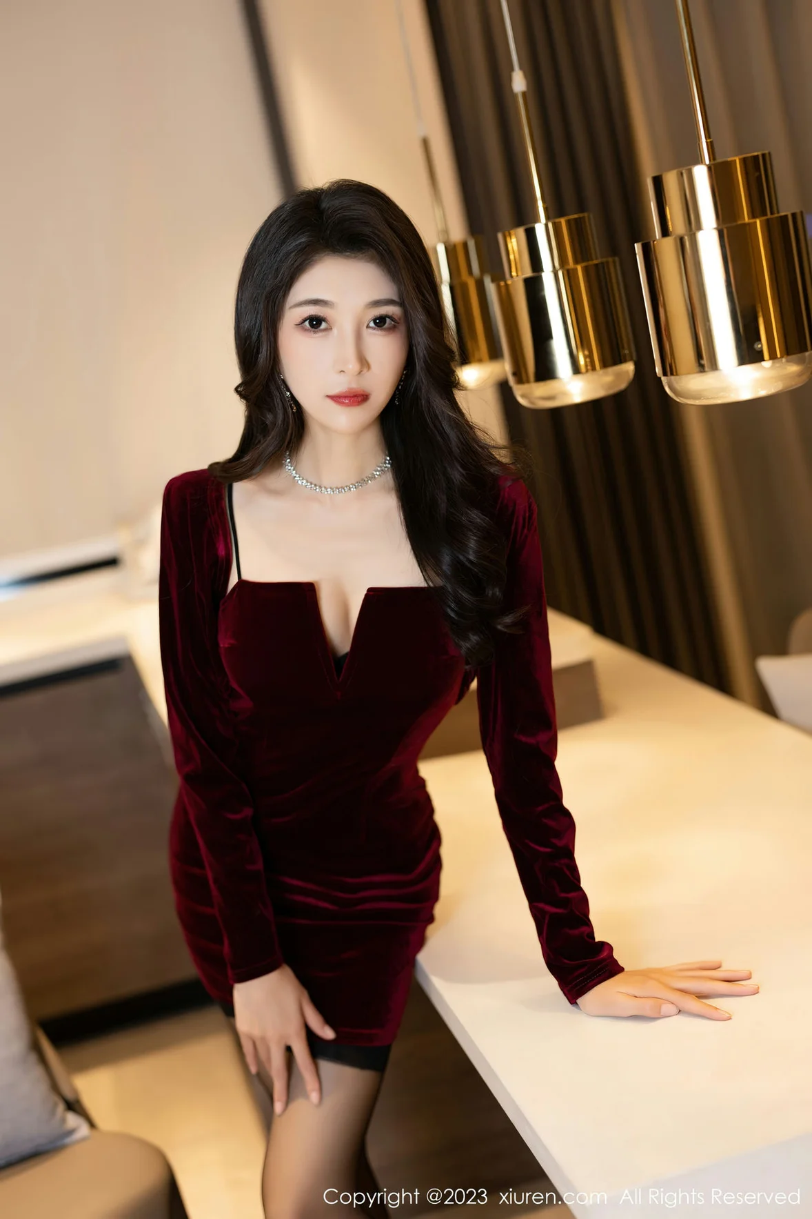图片[4] - XiuRen 秀人 No.6858 林乐一 性感写真连衣短裙 [86P] - 机器猫次元 - 机器猫次元