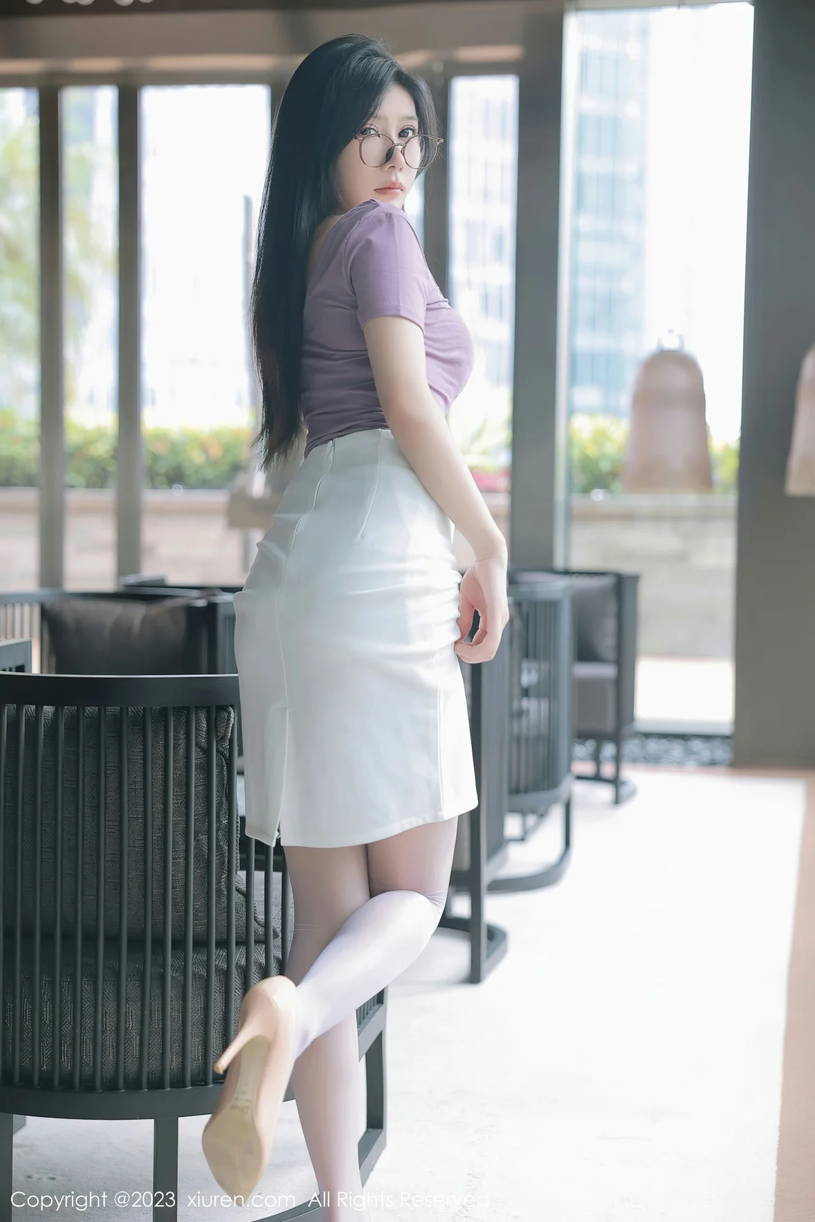 图片[8] - XiuRen 秀人 No.6865 尹甜甜 淡红色蕾丝内衣泰国旅拍 [86P] - 机器猫次元 - 机器猫次元
