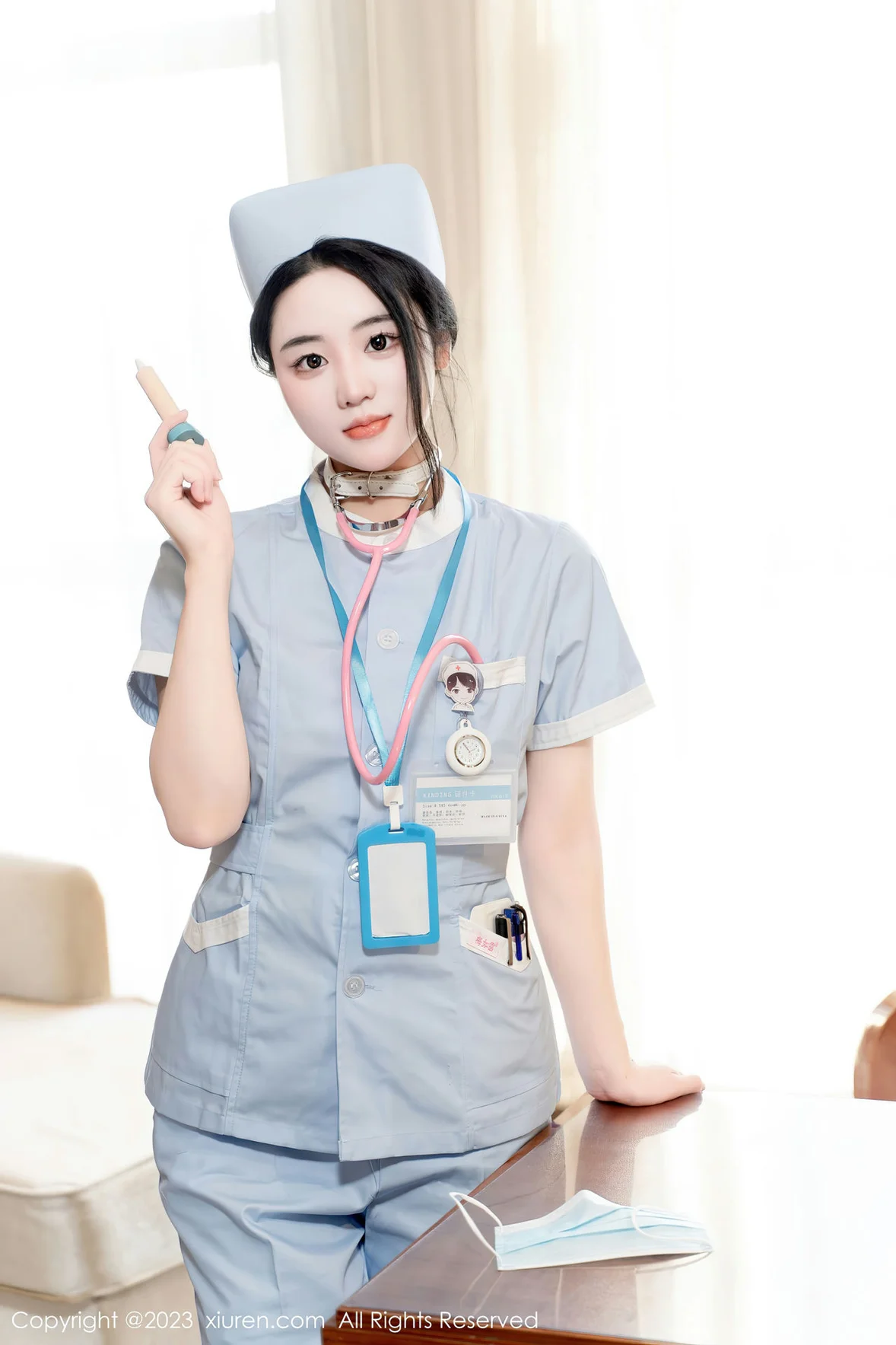 图片[8] - XiuRen 秀人 No.6868 汐汐爱吃草莓 护士身体柔韧软妹子 [63P] - 机器猫次元 - 机器猫次元