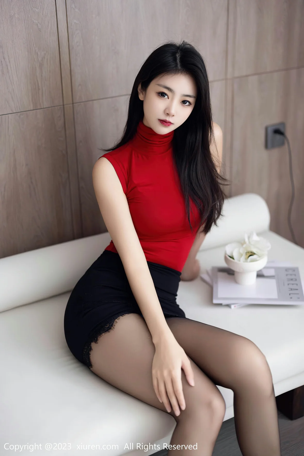 图片[6] - XiuRen 秀人 No.6883 可樂Vicky 性感黑色短裙性感写真3 [76P] - 机器猫次元 - 机器猫次元