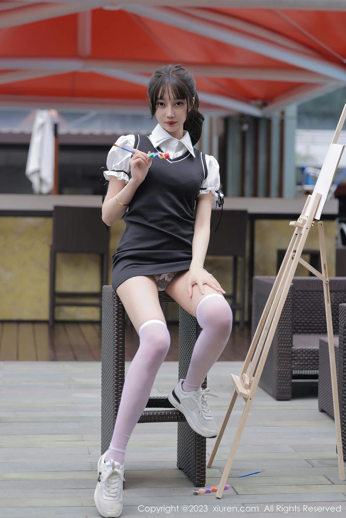 图片[7] - XiuRen 秀人 No.6889 玥儿玥er 黑色背带裙广州旅拍 [73P] - 机器猫次元 - 机器猫次元