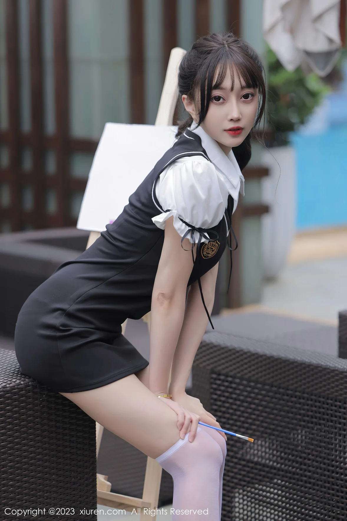 图片[4] - XiuRen 秀人 No.6889 玥儿玥er 黑色背带裙广州旅拍 [73P] - 机器猫次元 - 机器猫次元