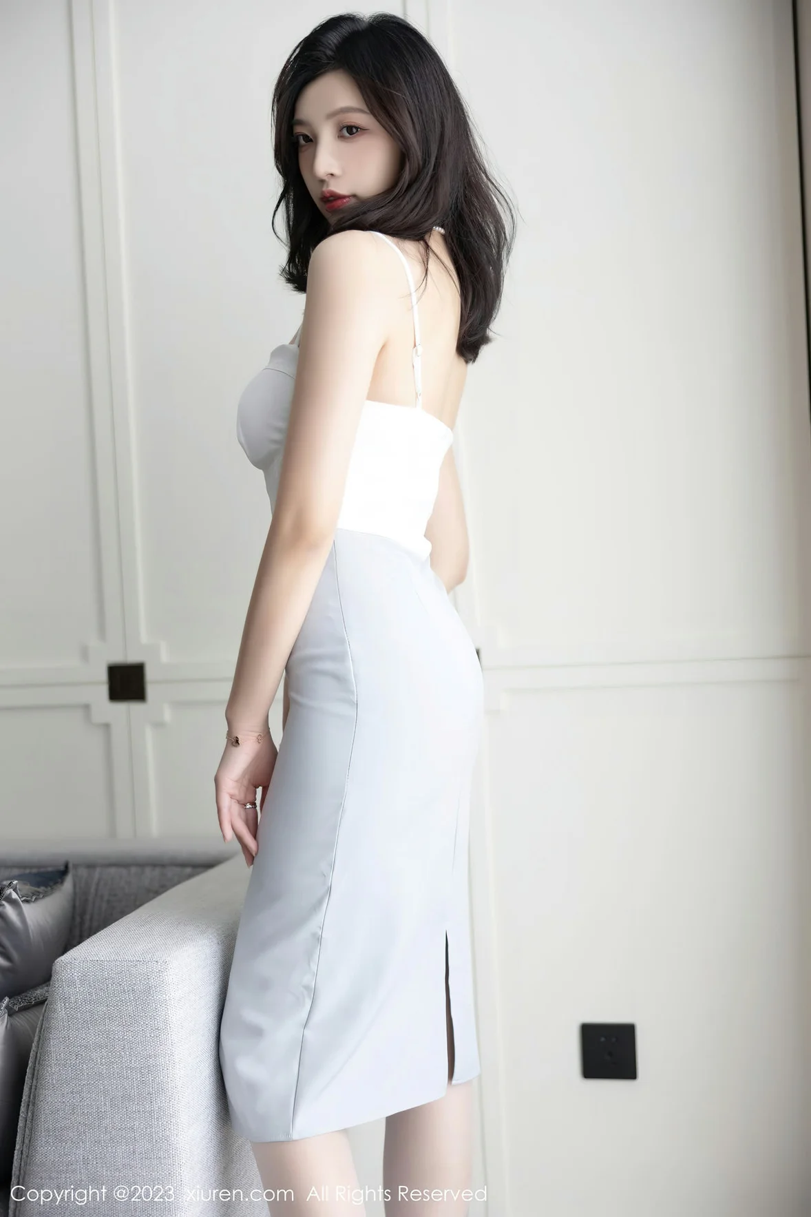 图片[7] - XiuRen 秀人 No.6898 郑颖姗Bev 白色蕾丝内衣性感写真 [83P] - 机器猫次元 - 机器猫次元