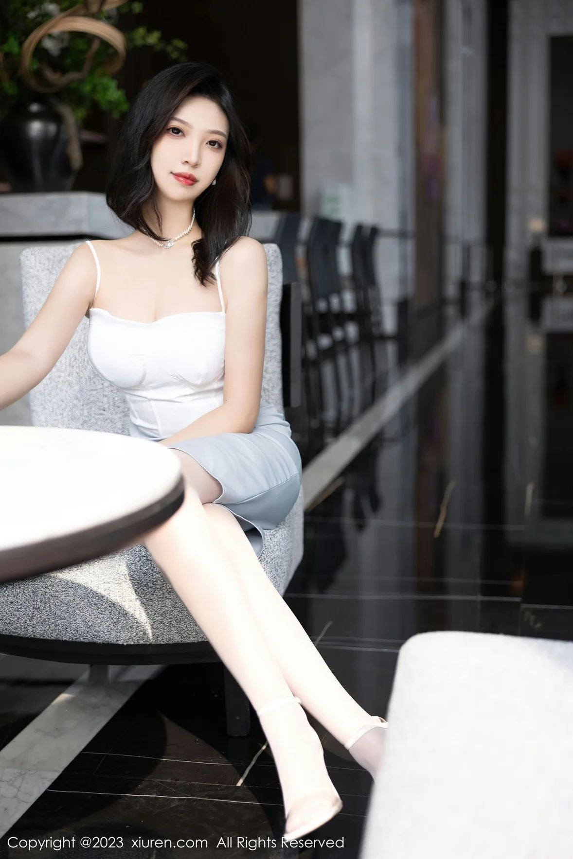 图片[3] - XiuRen 秀人 No.6898 郑颖姗Bev 白色蕾丝内衣性感写真 [83P] - 机器猫次元 - 机器猫次元