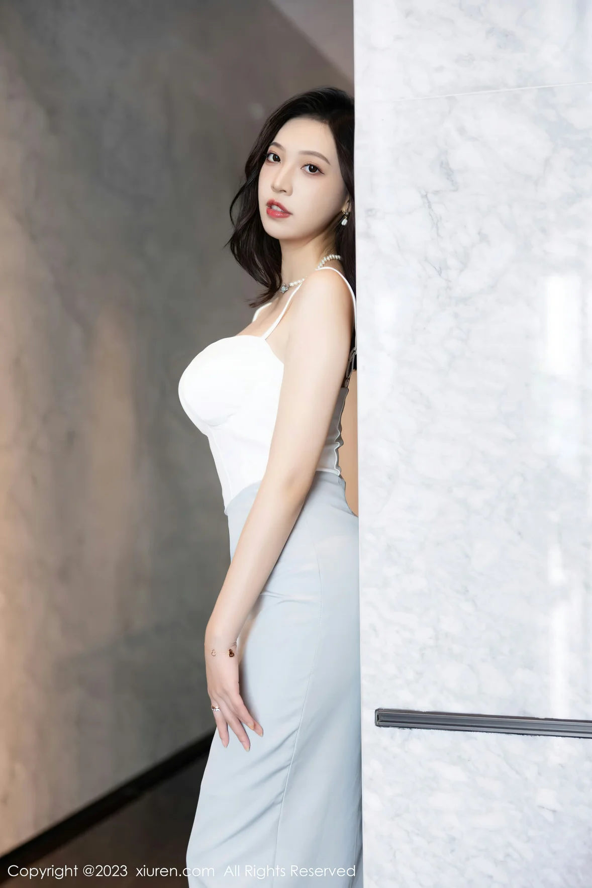 图片[5] - XiuRen 秀人 No.6898 郑颖姗Bev 白色蕾丝内衣性感写真 [83P] - 机器猫次元 - 机器猫次元