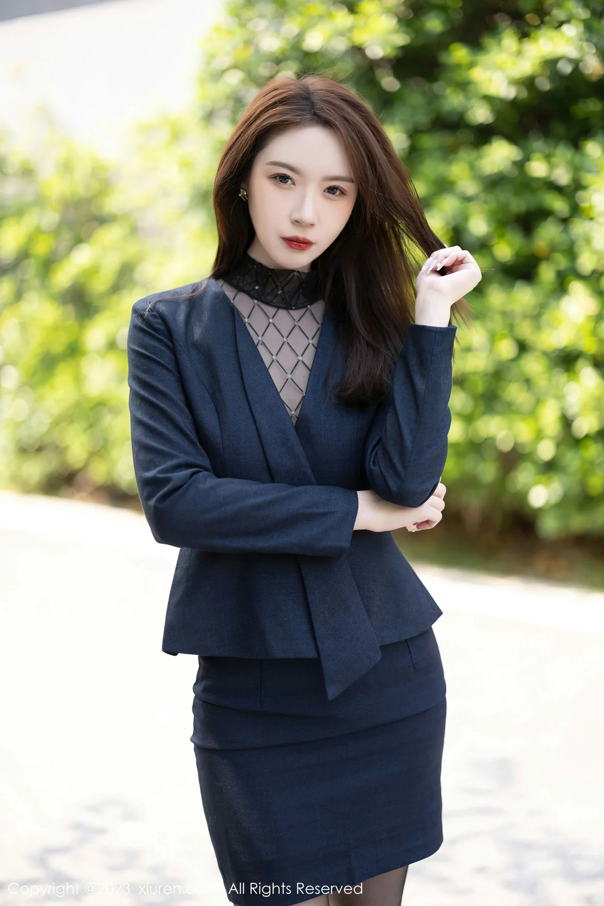 图片[4] - XiuRen 秀人 No.6914 梦心玥 薄纱高开叉性感写真 [90P] - 机器猫次元 - 机器猫次元