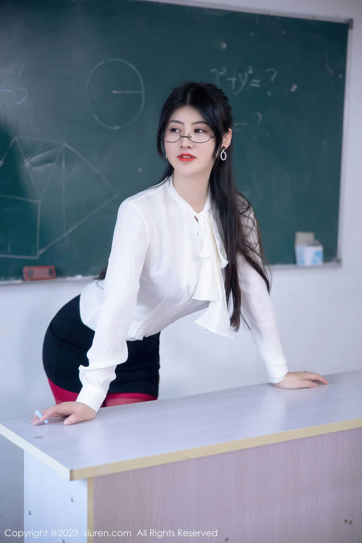 图片[8] - XiuRen 秀人 No.6980 诗诗kiki 教师角色扮演性感写真 [94P] - 机器猫次元 - 机器猫次元
