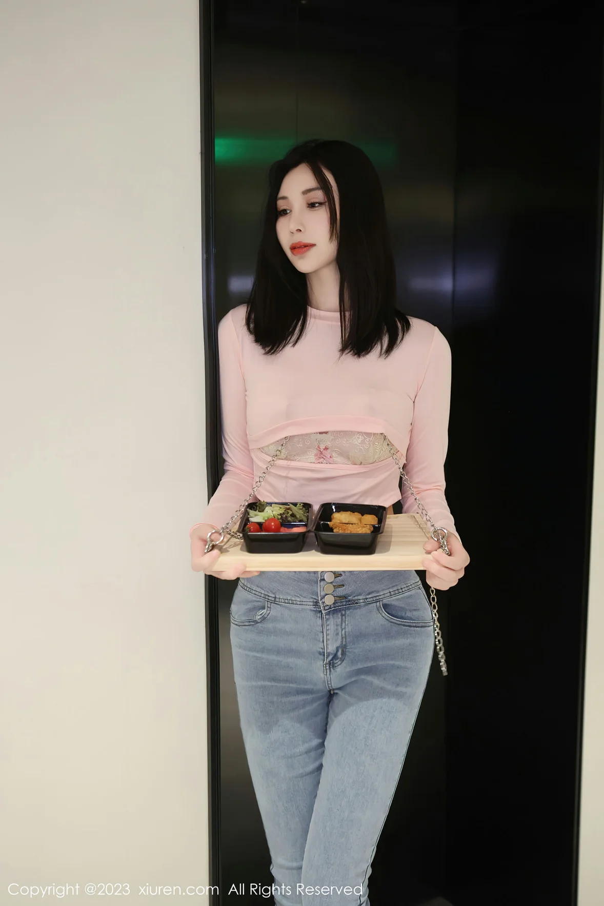 图片[1] - XiuRen 秀人 No.6992 曼柔 粉色蕾丝内衣性感写真 [83P] - 机器猫次元 - 机器猫次元