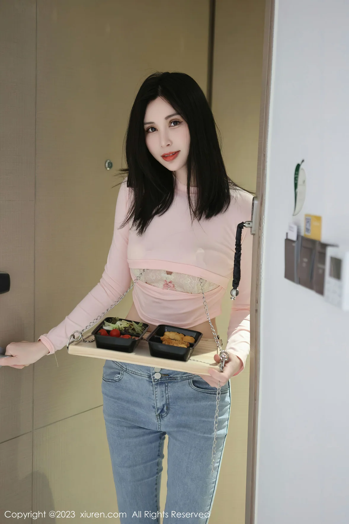 图片[6] - XiuRen 秀人 No.6992 曼柔 粉色蕾丝内衣性感写真 [83P] - 机器猫次元 - 机器猫次元