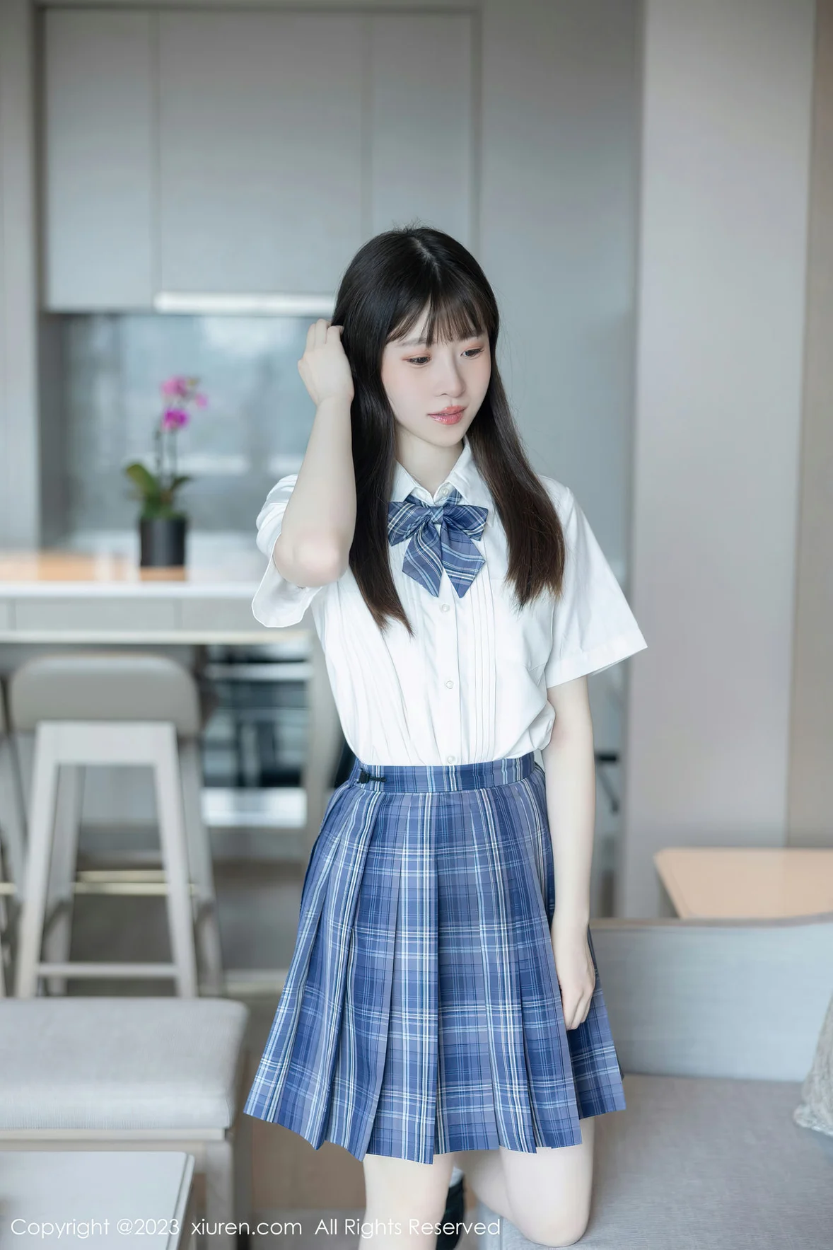 图片[1] - XiuRen 秀人 No.6993 林悠悠 jk短裙首套写真 [104P] - 机器猫次元 - 机器猫次元