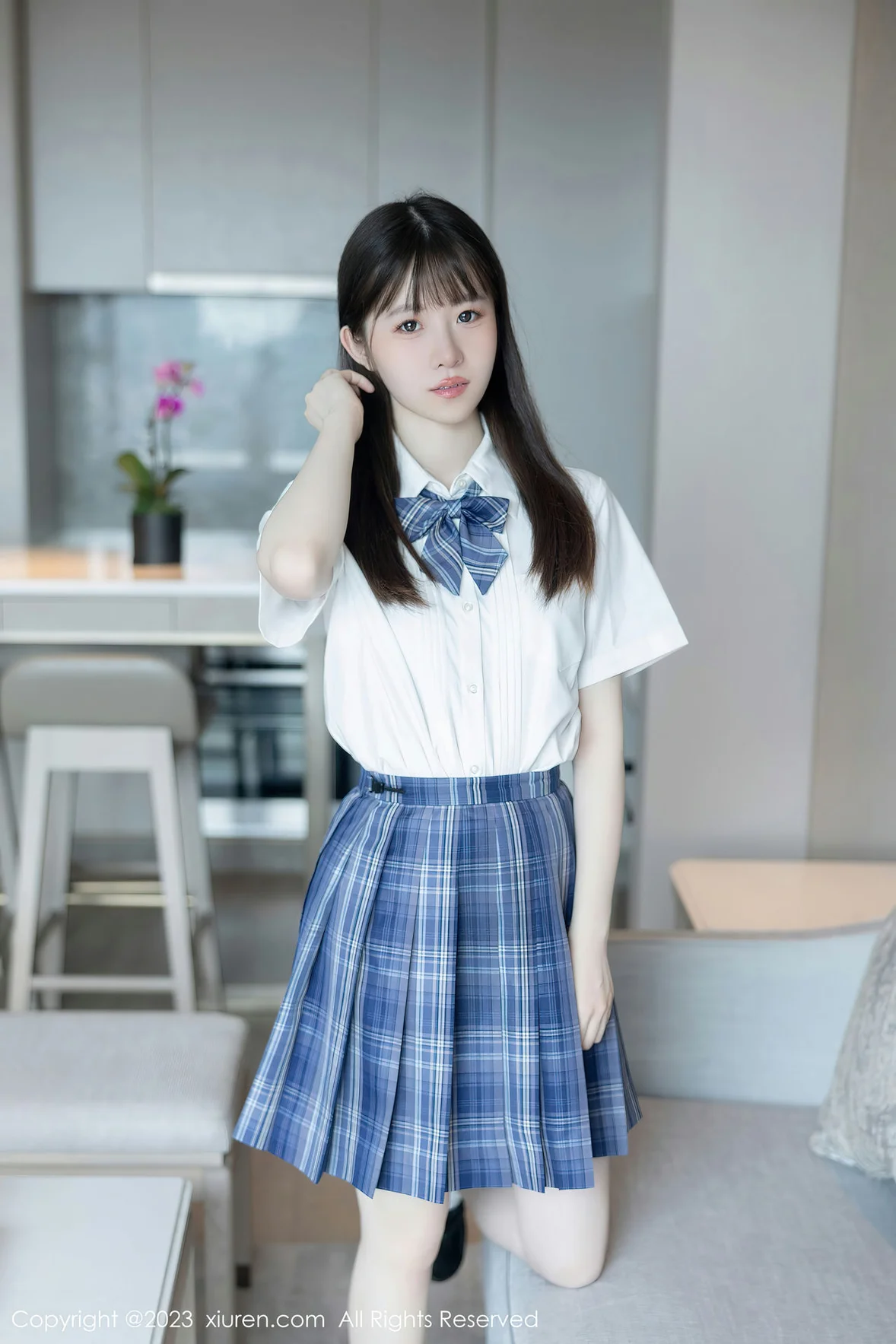 图片[2] - XiuRen 秀人 No.6993 林悠悠 jk短裙首套写真 [104P] - 机器猫次元 - 机器猫次元