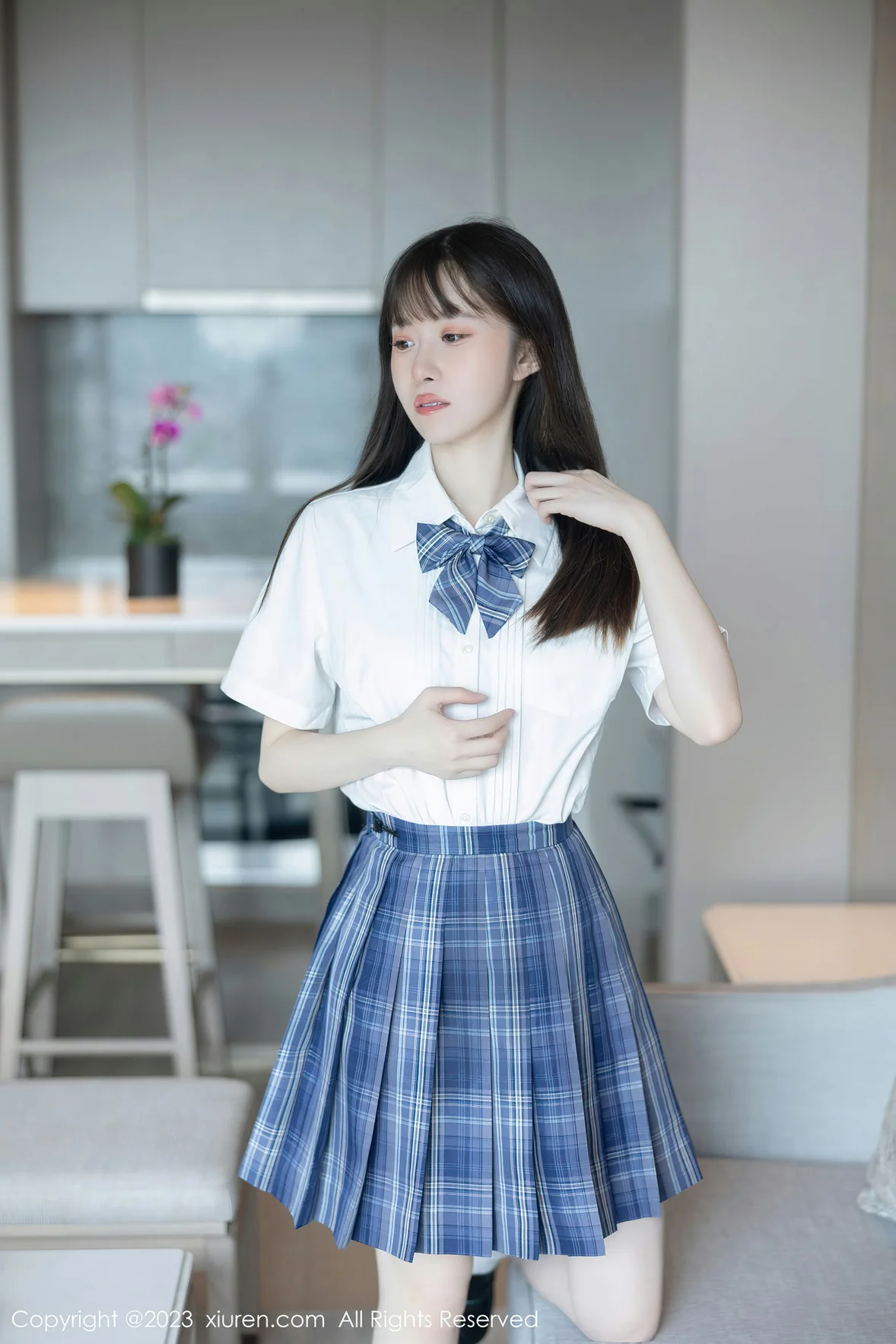 图片[3] - XiuRen 秀人 No.6993 林悠悠 jk短裙首套写真 [104P] - 机器猫次元 - 机器猫次元