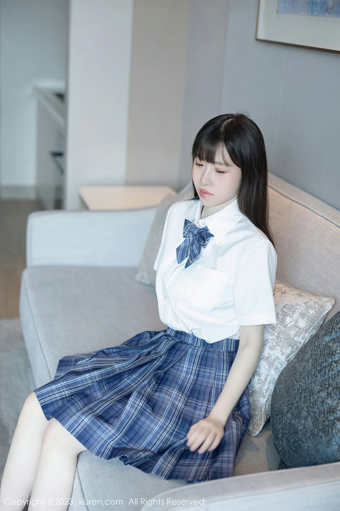 图片[7] - XiuRen 秀人 No.6993 林悠悠 jk短裙首套写真 [104P] - 机器猫次元 - 机器猫次元