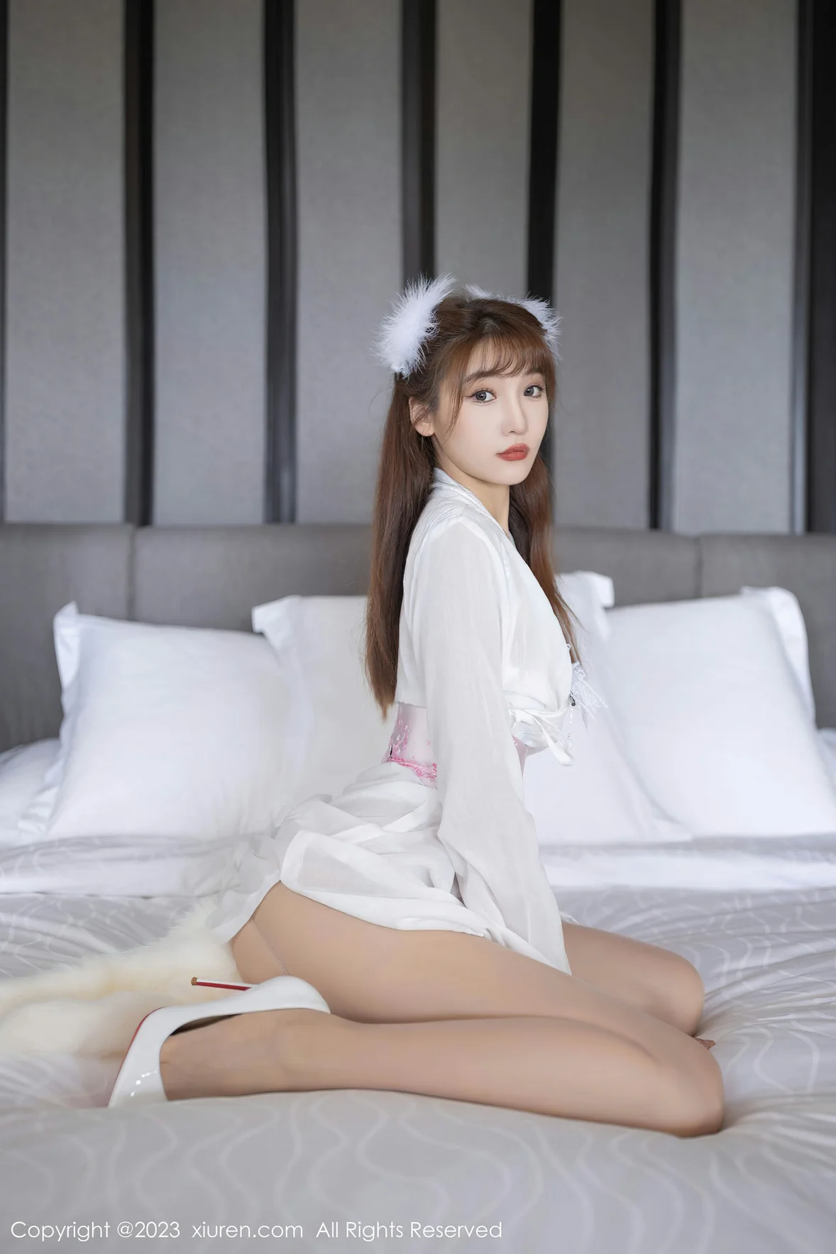 图片[7] - XiuRen 秀人 No.6999 陆萱萱 白狐装扮泰国旅拍 [81P] - 机器猫次元 - 机器猫次元