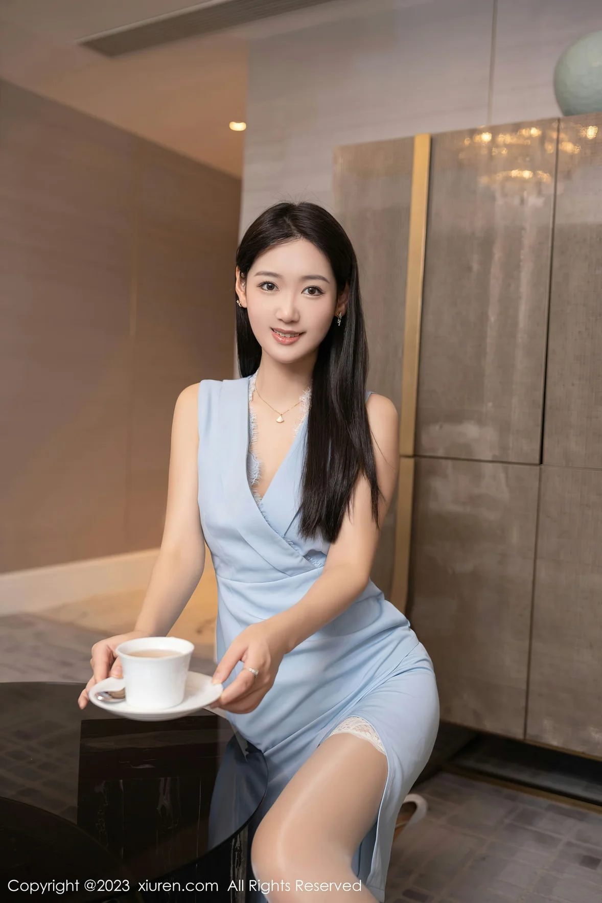 图片[8] - XiuRen 秀人 No.7017 唐安琪 薄纱内衣性感写真 [80P] - 机器猫次元 - 机器猫次元