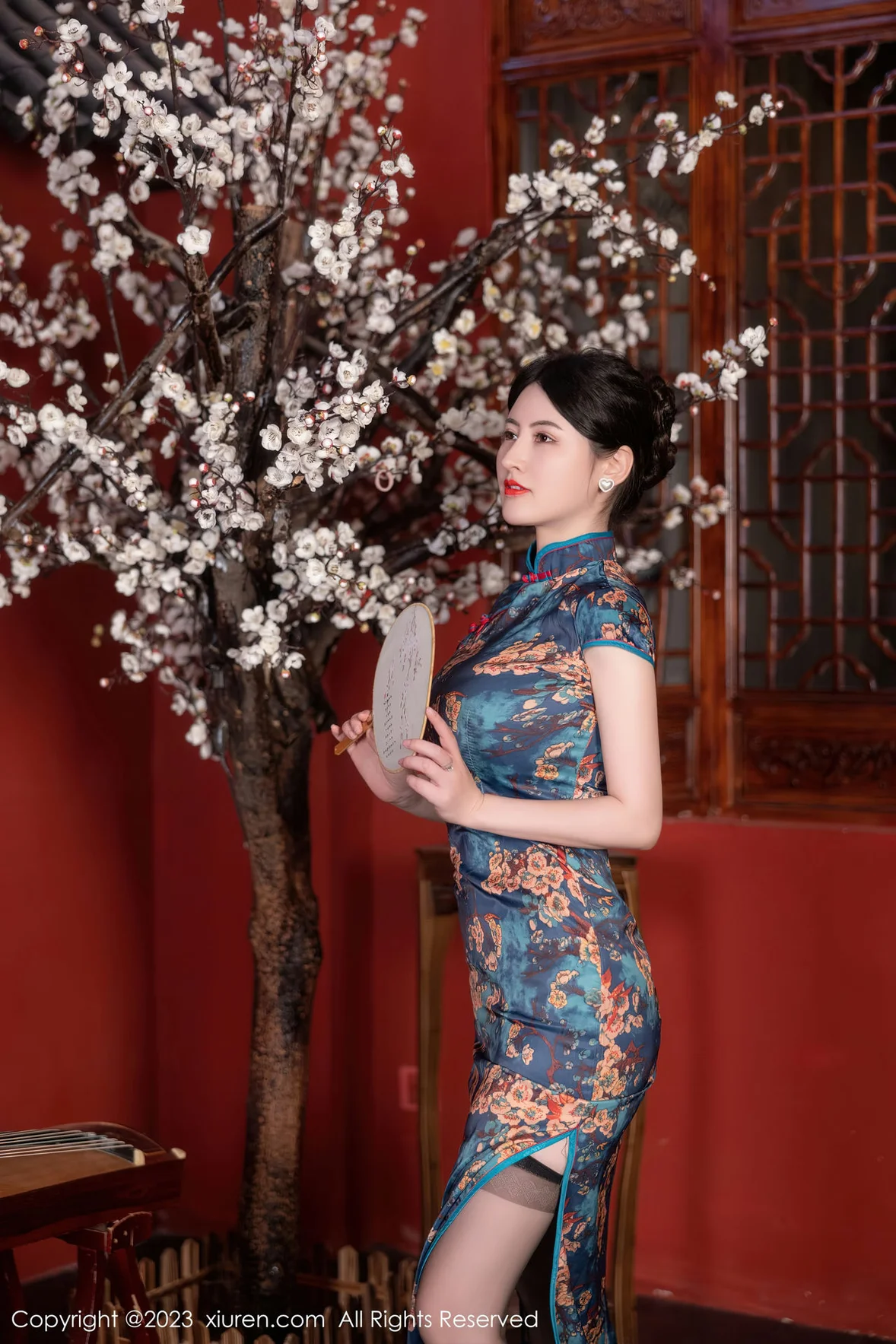 图片[5] - XiuRen 秀人 No.7051 诗诗kiki 蓝色图纹旗袍性感写真 [83P] - 机器猫次元 - 机器猫次元