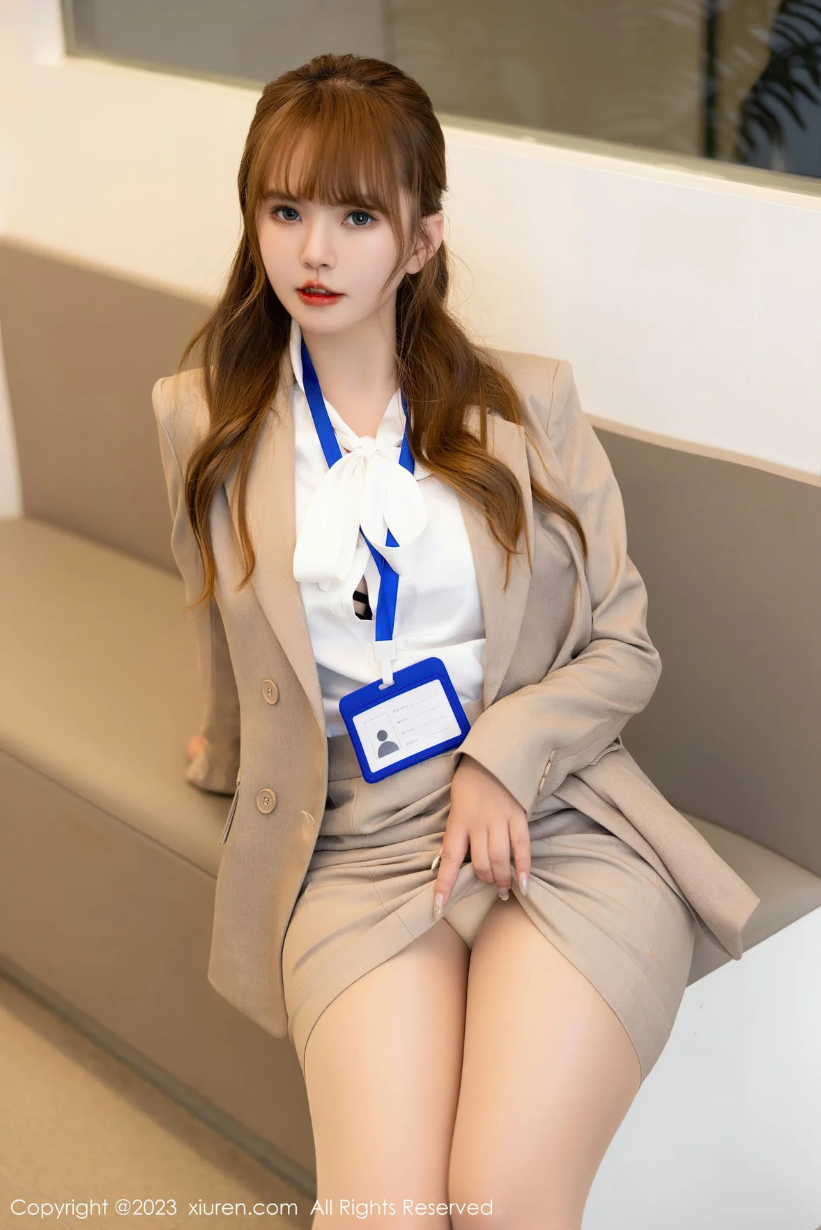 图片[8] - XiuRen 秀人 No.7073 张思允Nice Ol职业装性感写真 [90P] - 机器猫次元 - 机器猫次元