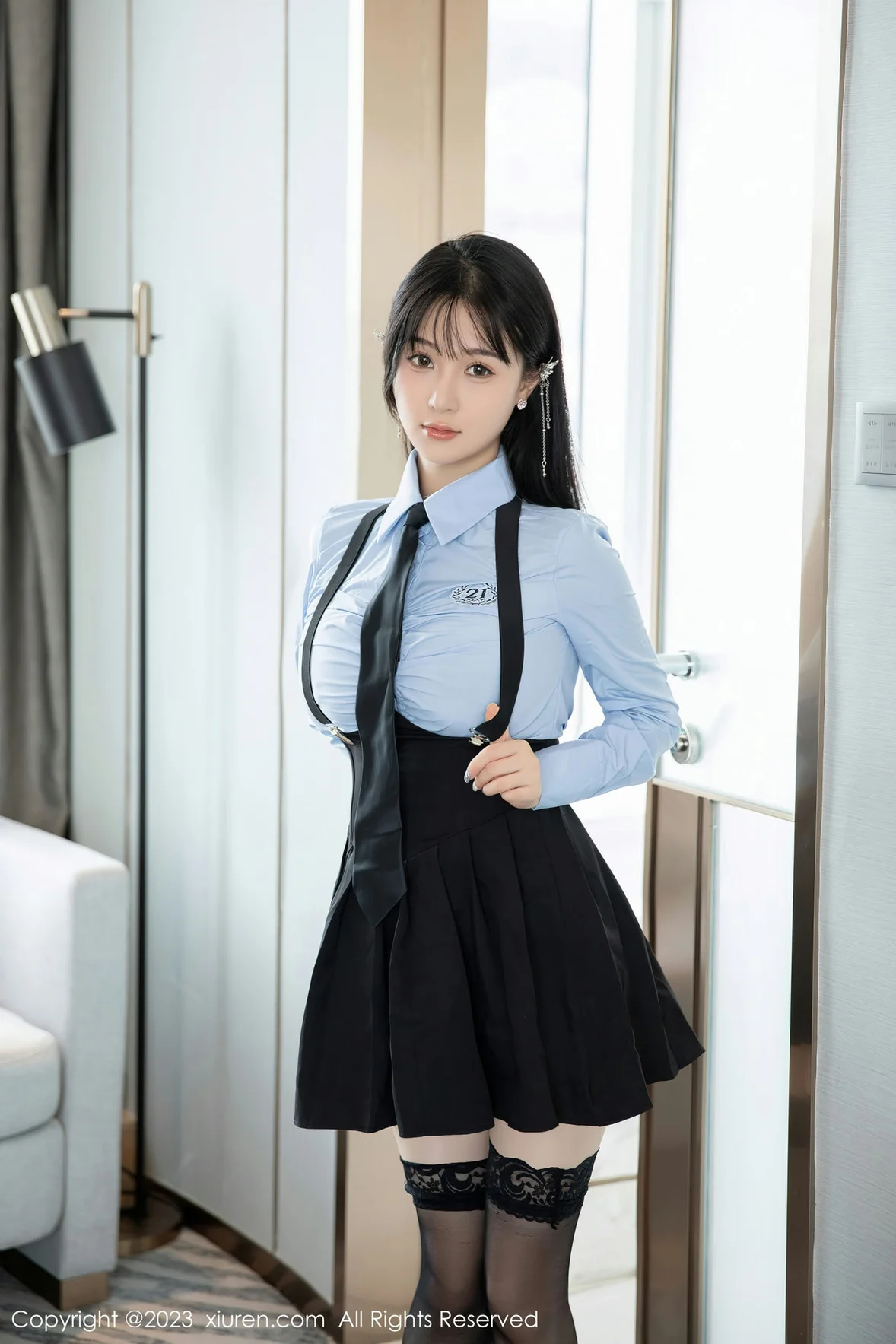 图片[3] - XiuRen 秀人 No.7140 柚琪Rich 性感学妹装扮 [77P] - 机器猫次元 - 机器猫次元