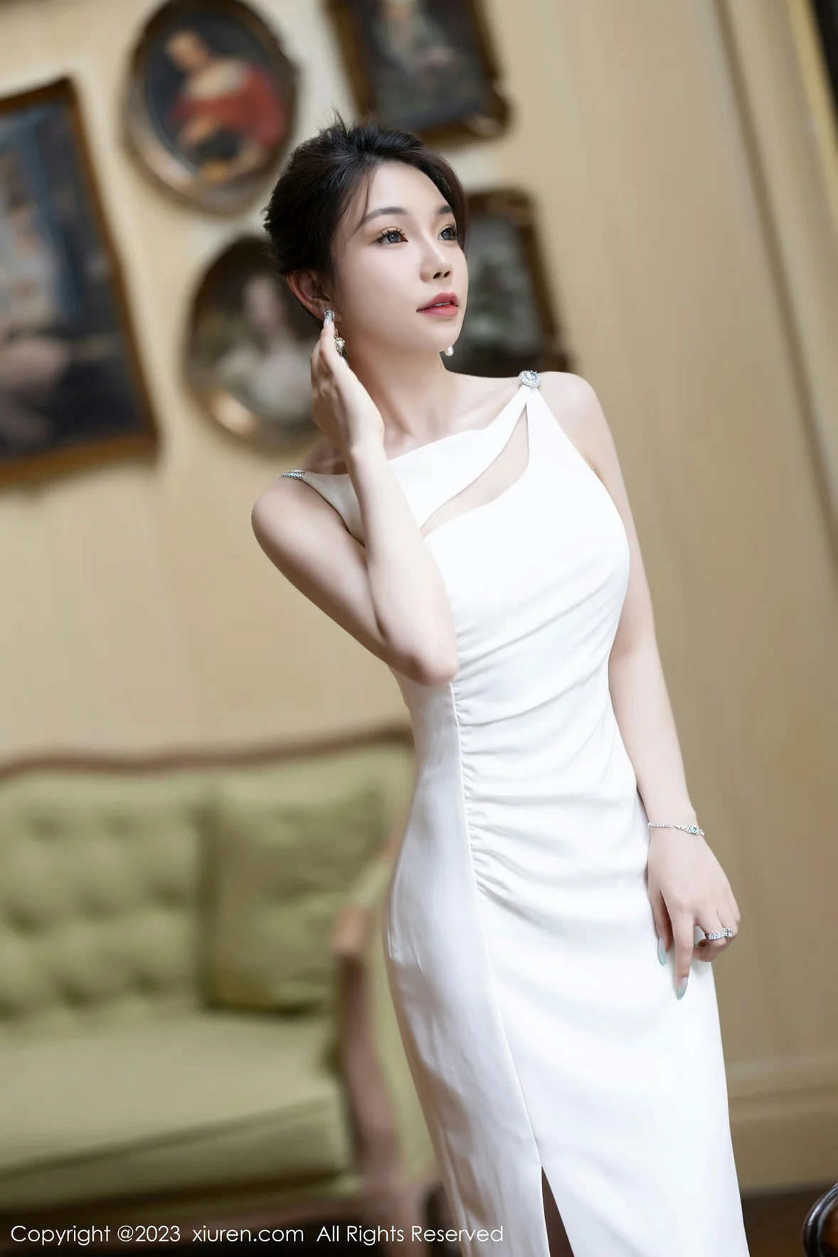 图片[5] - XiuRen 秀人 No.7155 徐莉芝Booty 白色蕾丝性感写真 [91P] - 机器猫次元 - 机器猫次元