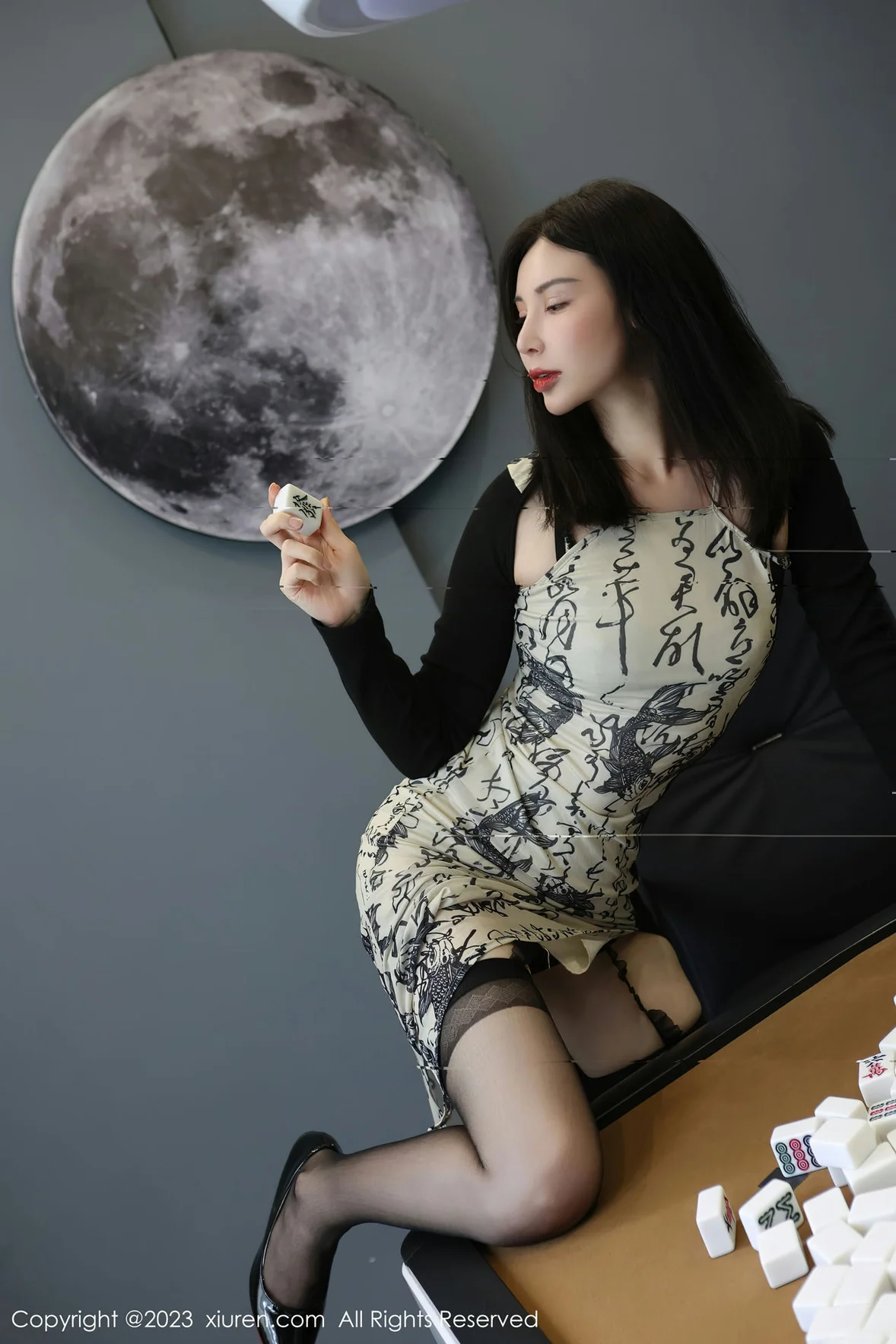 图片[8] - XiuRen 秀人 No.7178 曼柔 中国风连衣长裙性感写真 [74P] - 机器猫次元 - 机器猫次元